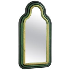 Custom H193 Floor Mirror TRN Triple, Dark Green