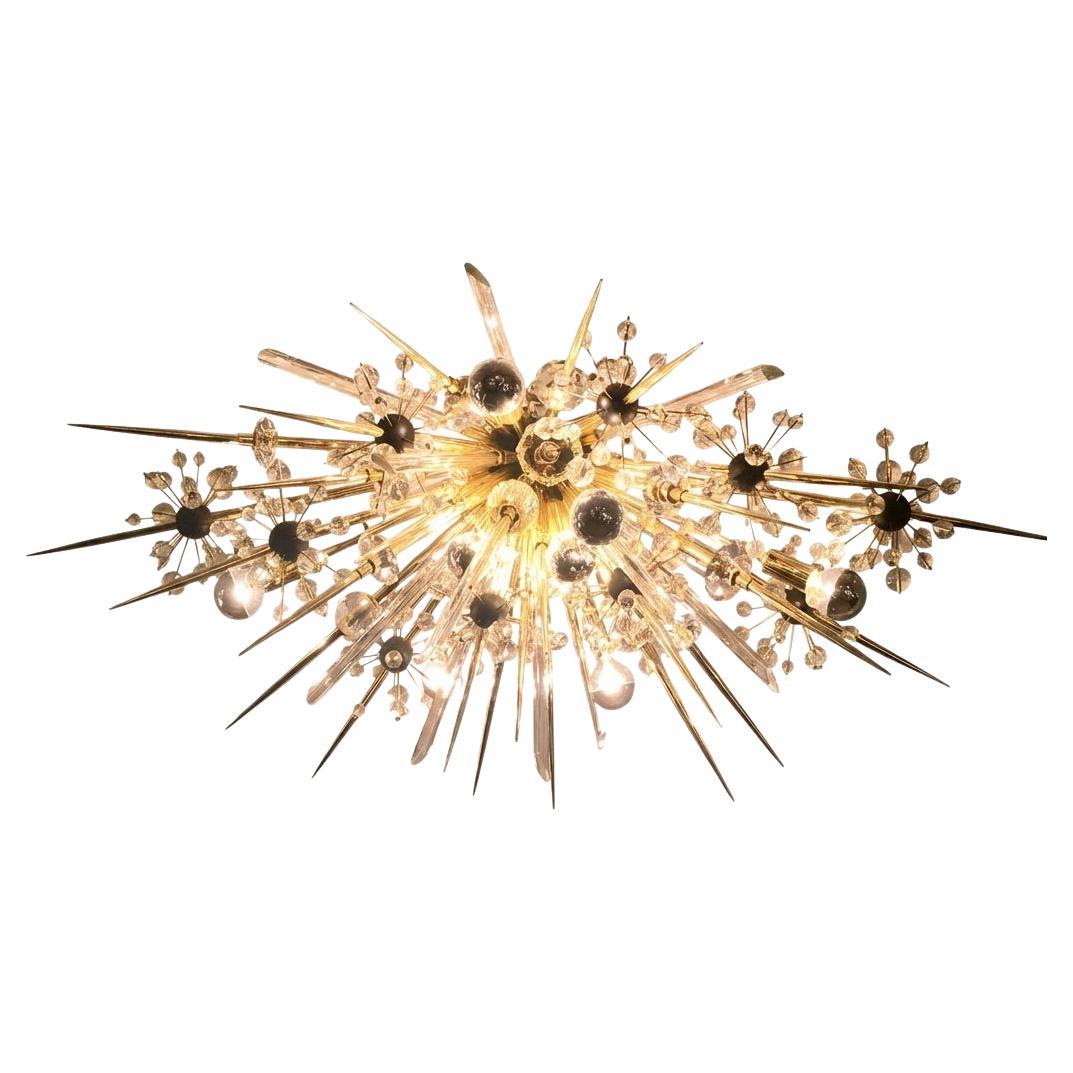 Custom Half Austrian Crystal Sputnik