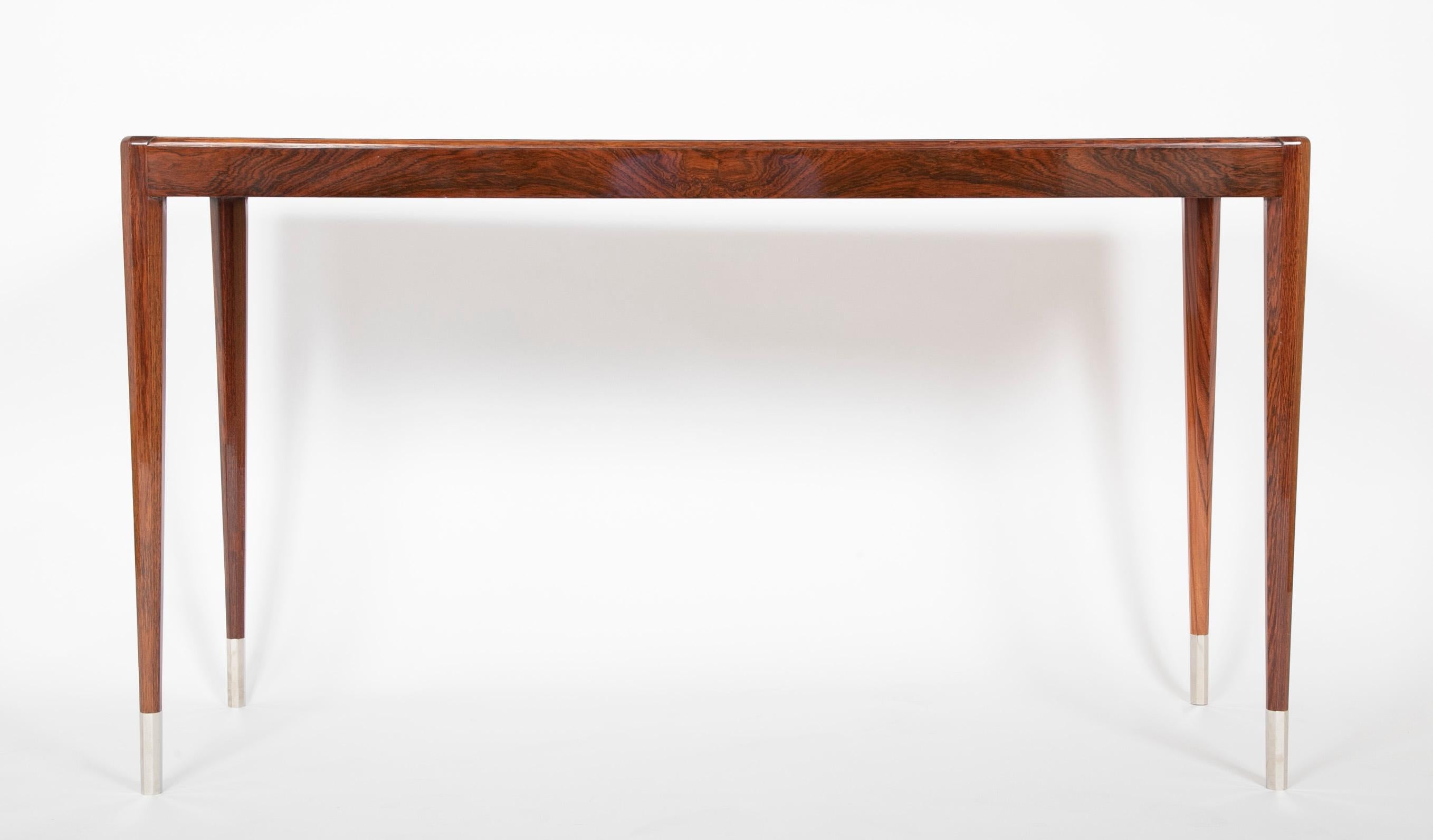 French Custom Hall Table in Rosewood by Dominique France