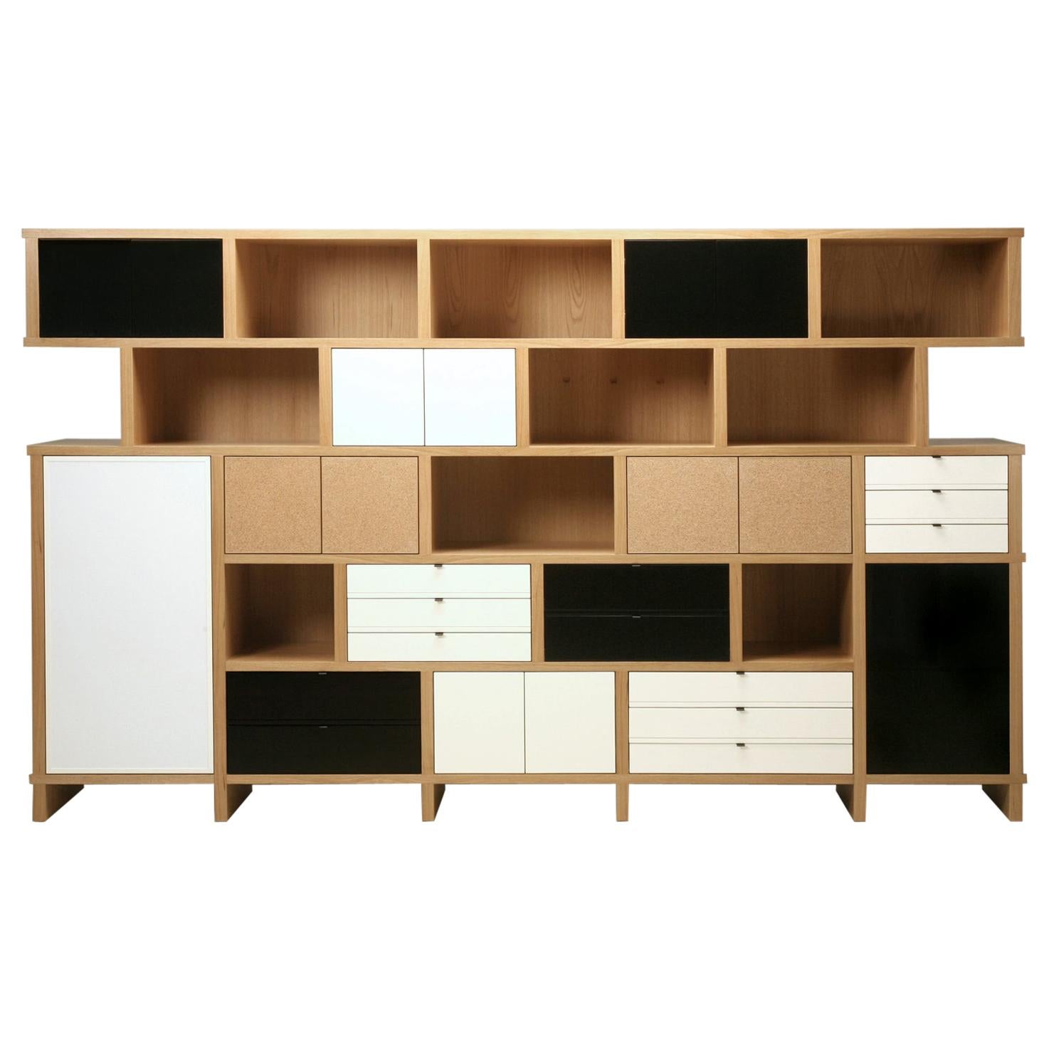 Custom Hand-Crafted Bookcase Inspired by Charlotte Perriand and Built to Order