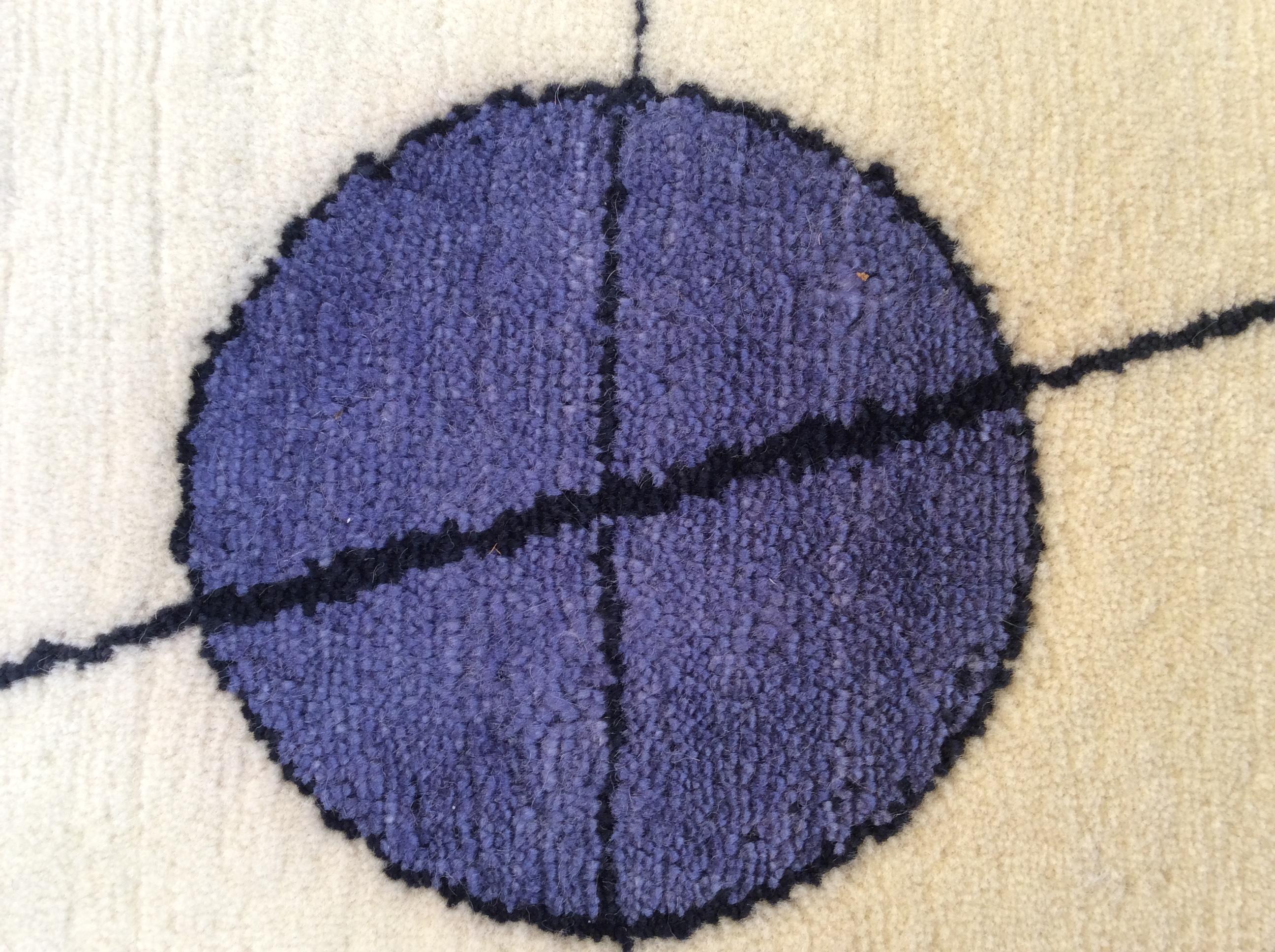 Maßgefertigter handgeknüpfter Teppich, nach Wassily Kandinsky-Komposition VIII. Wolle, Seide im Angebot 2