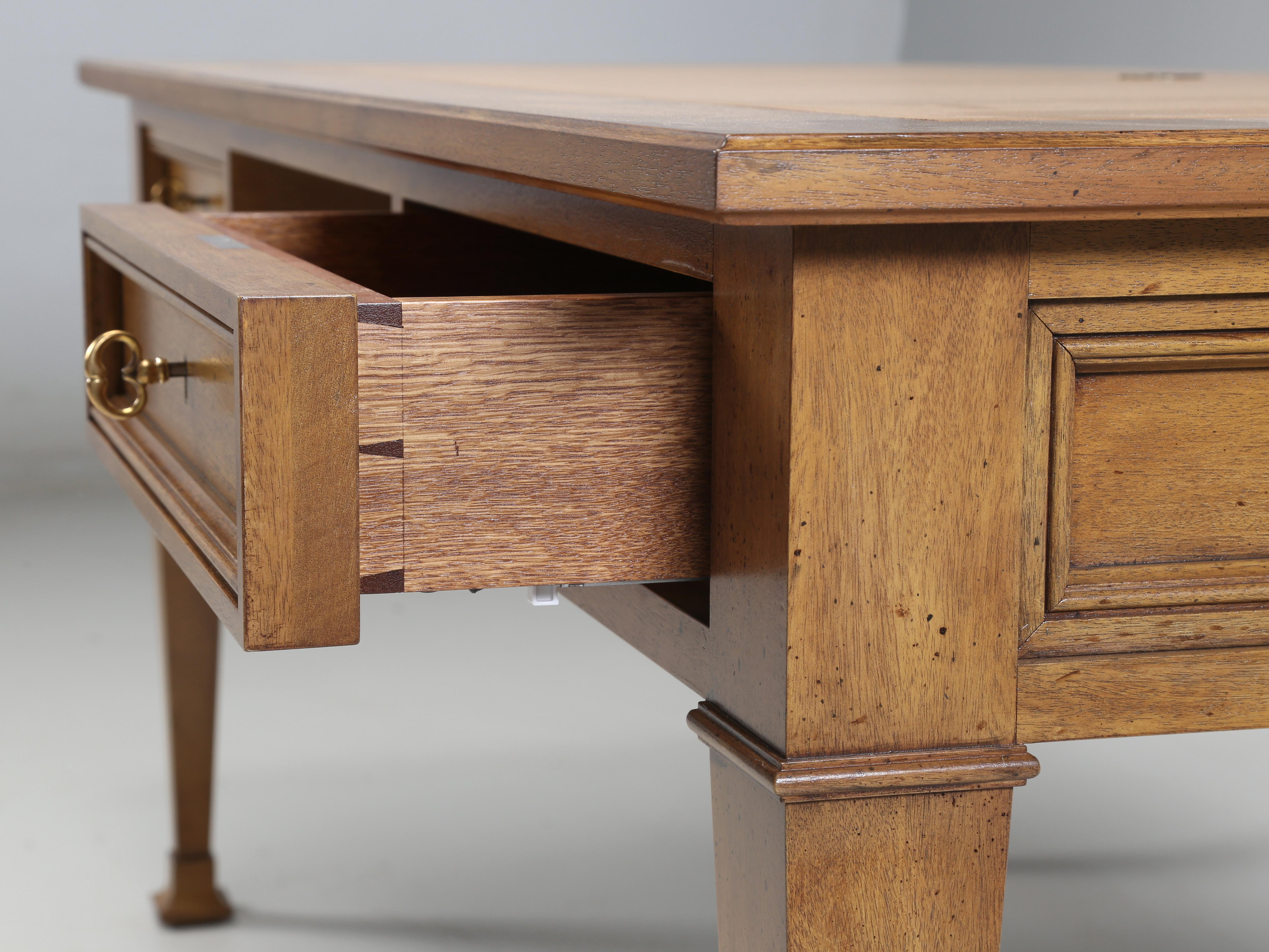 Gold Custom Hand-Made Desk by Old Plank in French Directoire Style New Made to Order For Sale