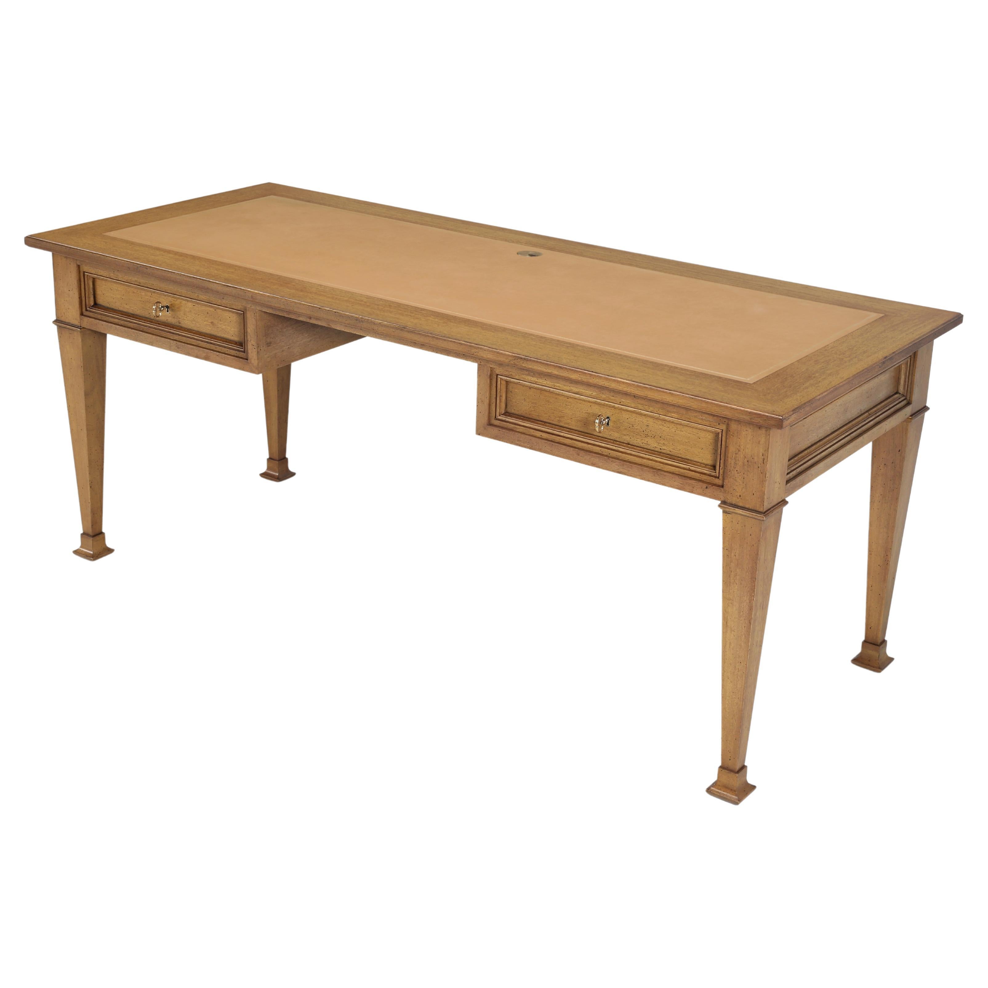 Custom Hand-Made Desk by Old Plank in French Directoire Style New Made to Order For Sale