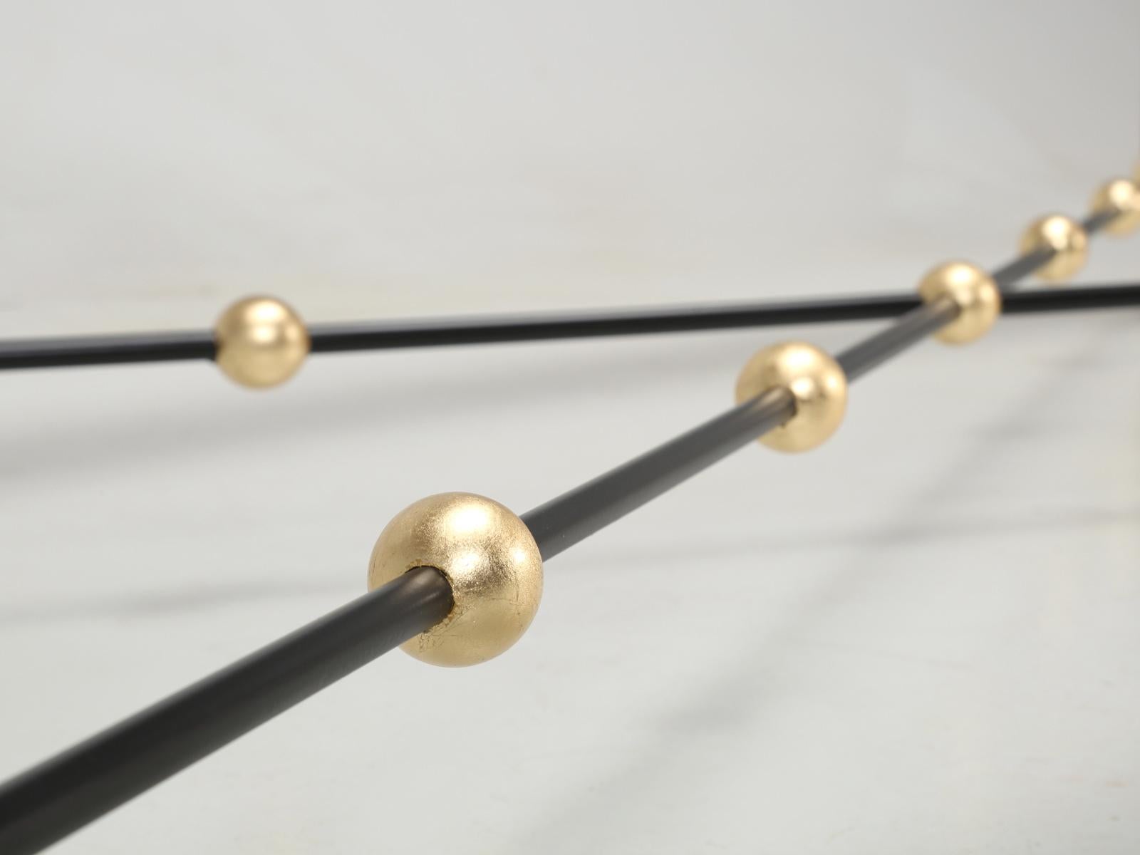 Hand-Crafted René Prou Inspired Handmade Mid-Century Style Coffee Table in Any Size, Finish For Sale