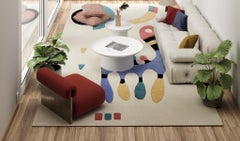 Custom Hand Tufted Rug, after Wassily Kandinsky “Composition” (1944) Limited Ed.