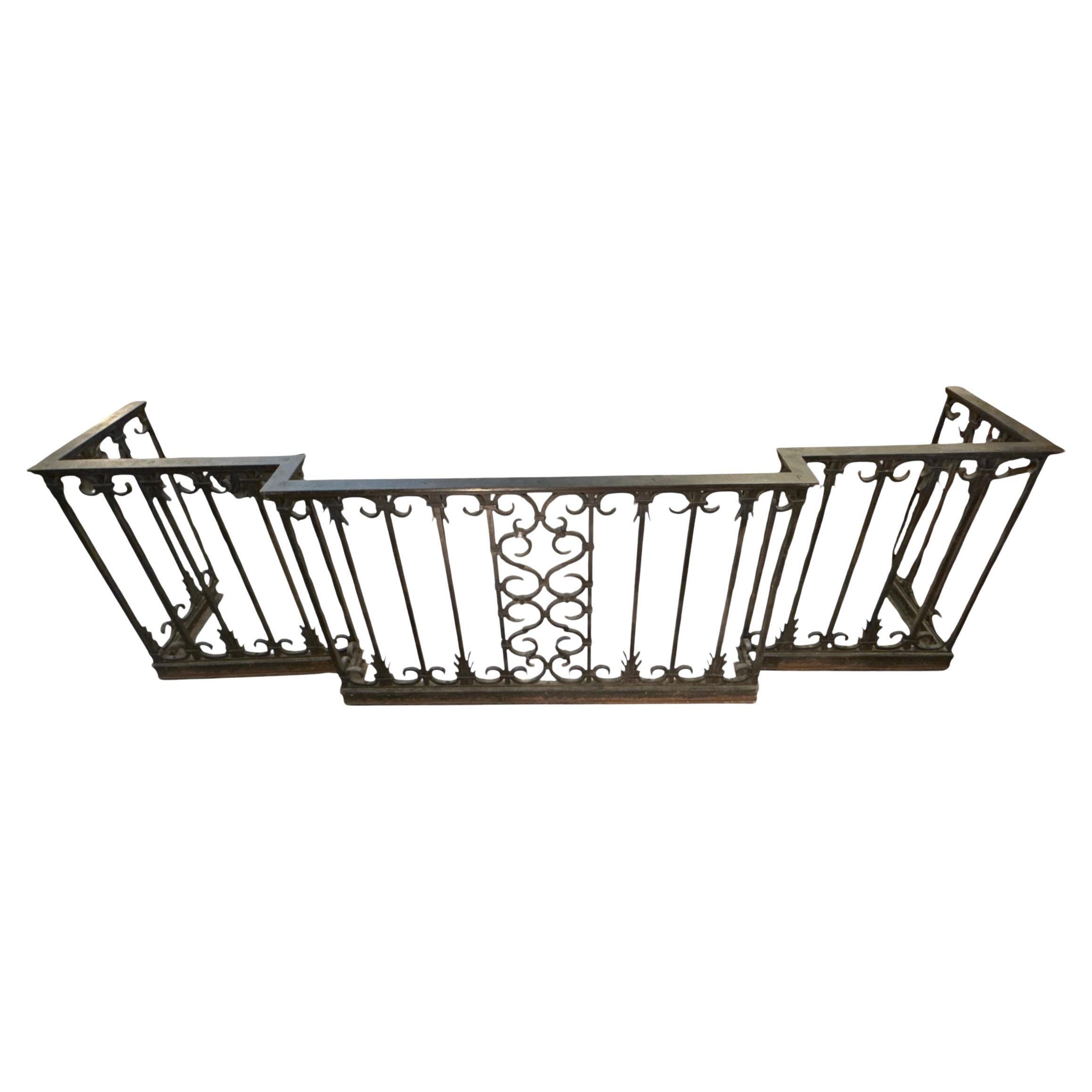 Custom Handmade Metal Forged Fireplace For Sale