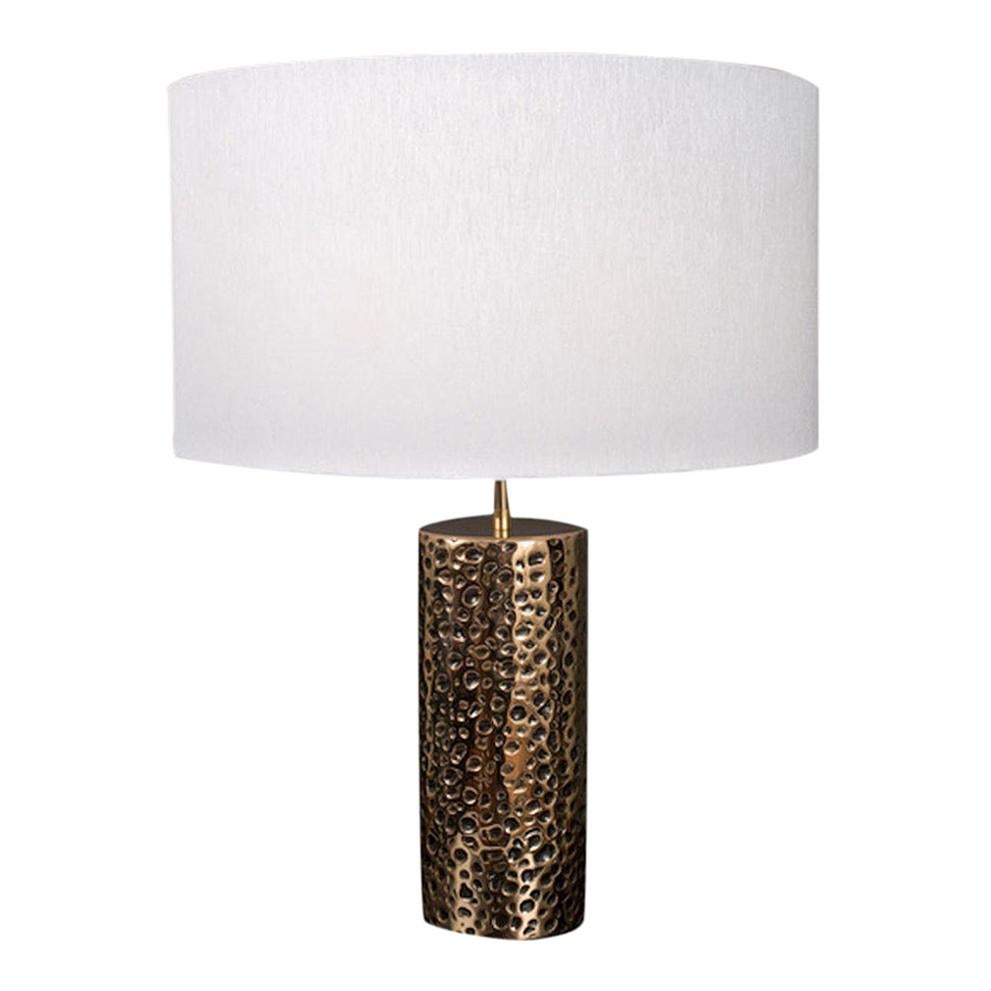 Maßgefertigte handgefertigte „Leopard“-Lampe aus Bronzeguss von NAK