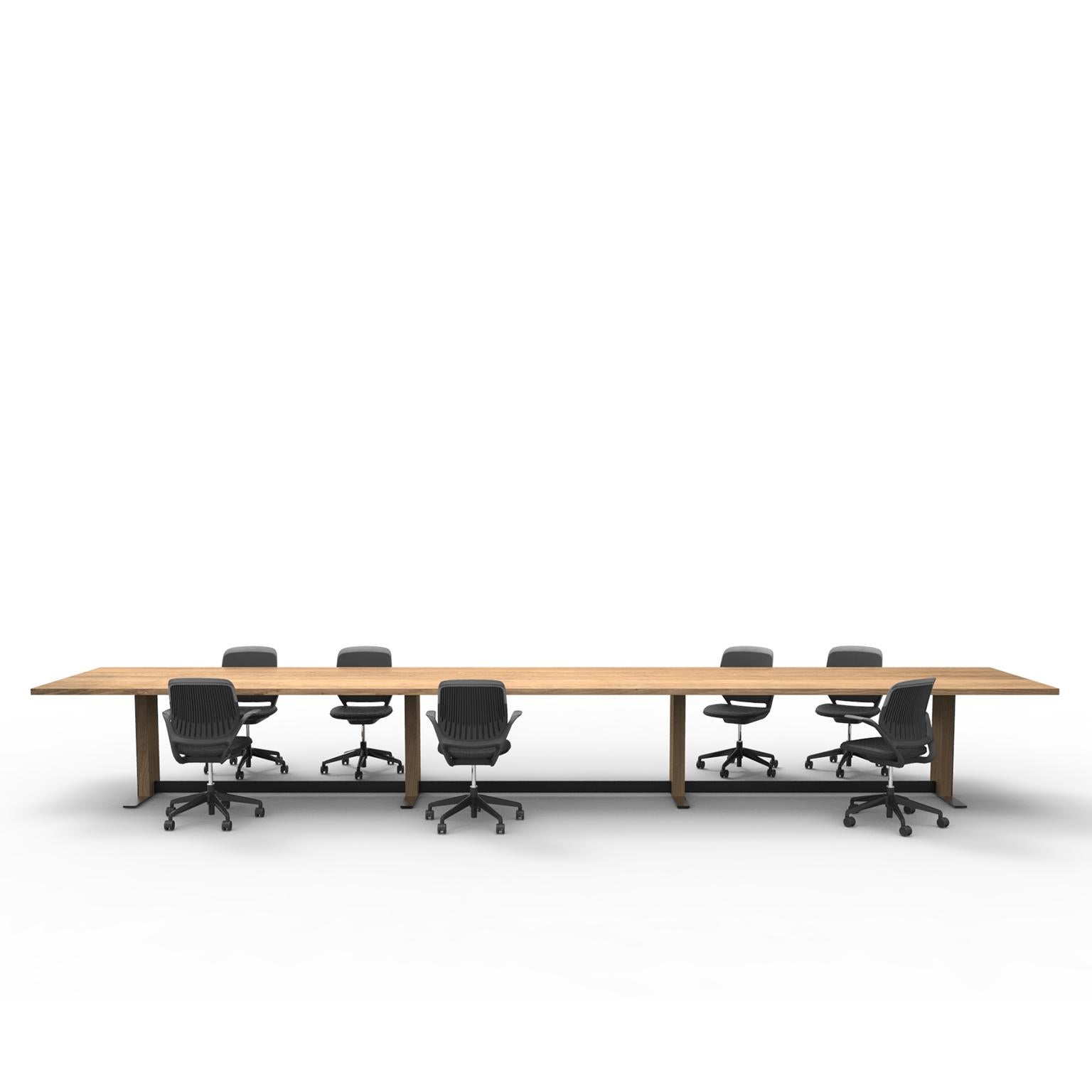 handcrafted wood conference table portland