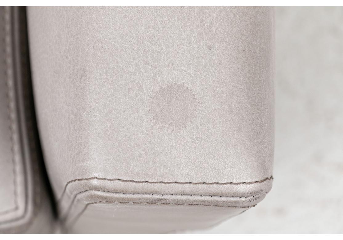 Silla Jockey Club de piel personalizada Holly Hunt Cuero en venta