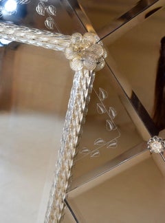 Custom Hollywood Regency Mantle Mirror New York Design Center, 1980's