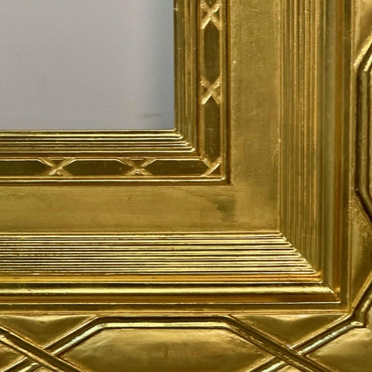 Custom Hollywood Regency Style Carved Giltwood Mirror / Painting Frame