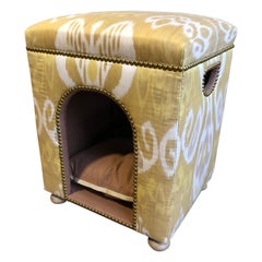 Custom Ikat Dog Bed