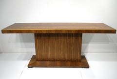 Mastercraft Attributed Custom Indonesian Mahogany Mid Century Inlay Bar