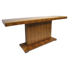 Mastercraft Attributed Custom Indonesian Mahogany Mid Century Inlay Bar