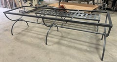 Custom Indoor or Outdoor Patio Dining Table and Bench by BH&A