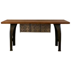 Custom Industrial Console Work Table