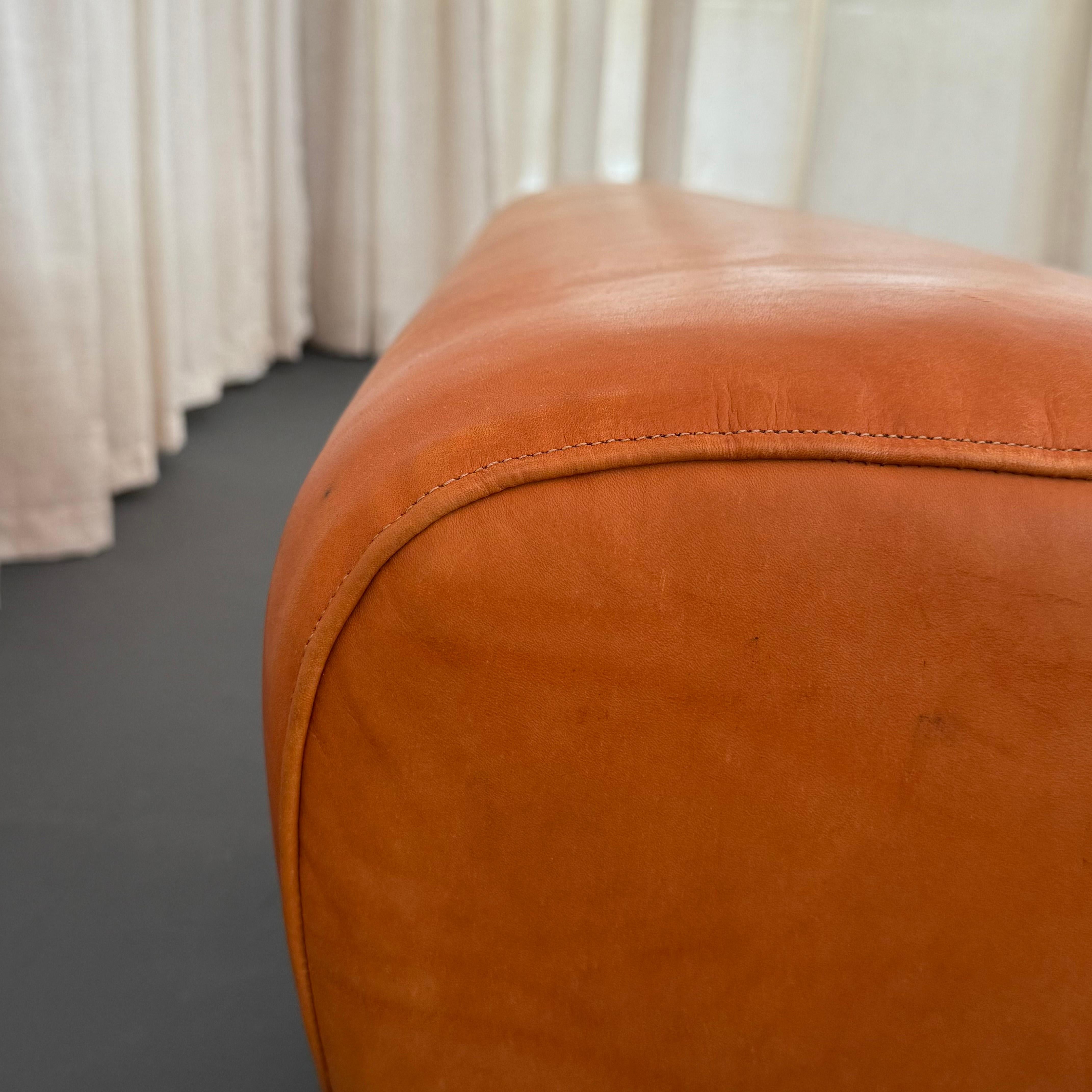 Banc d'arçon en cuir industriel pour gymnase sur mesure en vente 6