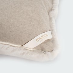 Customizable Superior Lapin Cushion by Muchi Decor, Made in Italy