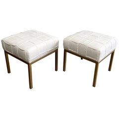 Fabric Ottomans and Poufs