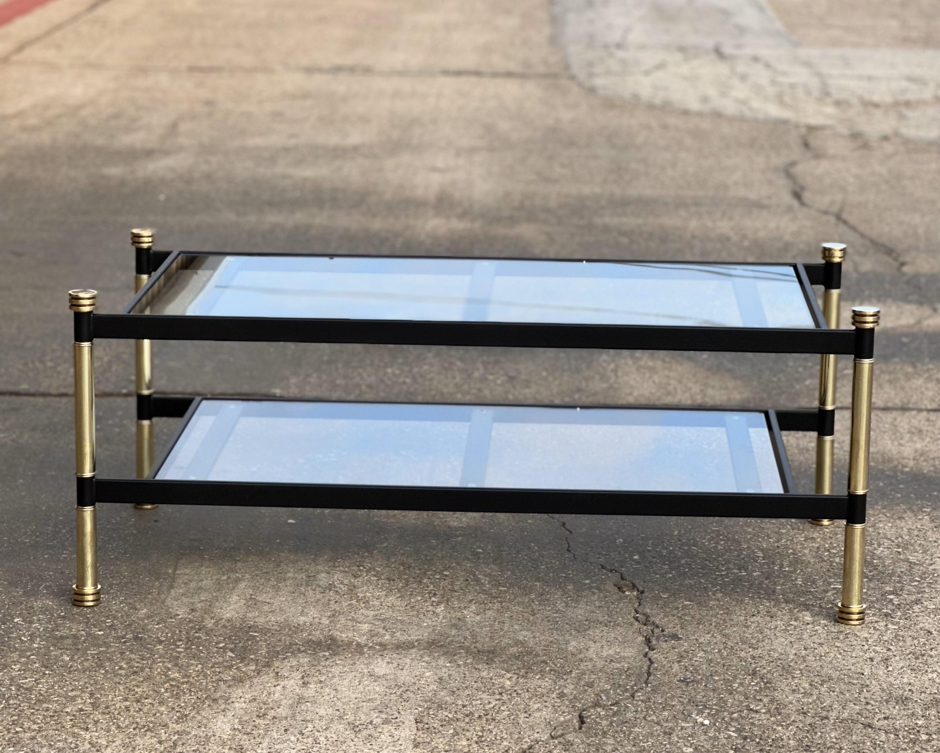 Custom Iron & Brass Cocktail Table available in any color Ships in 3 weeks In New Condition For Sale In Euless, TX