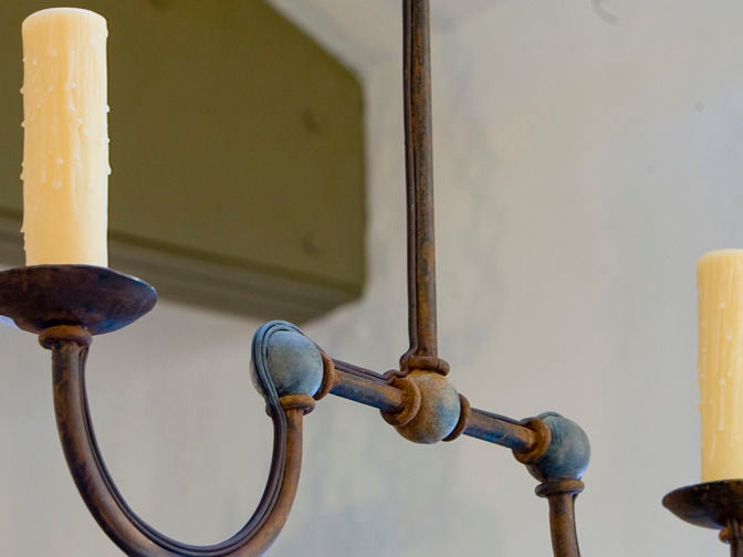 Americano Lampadario personalizzato in ferro 