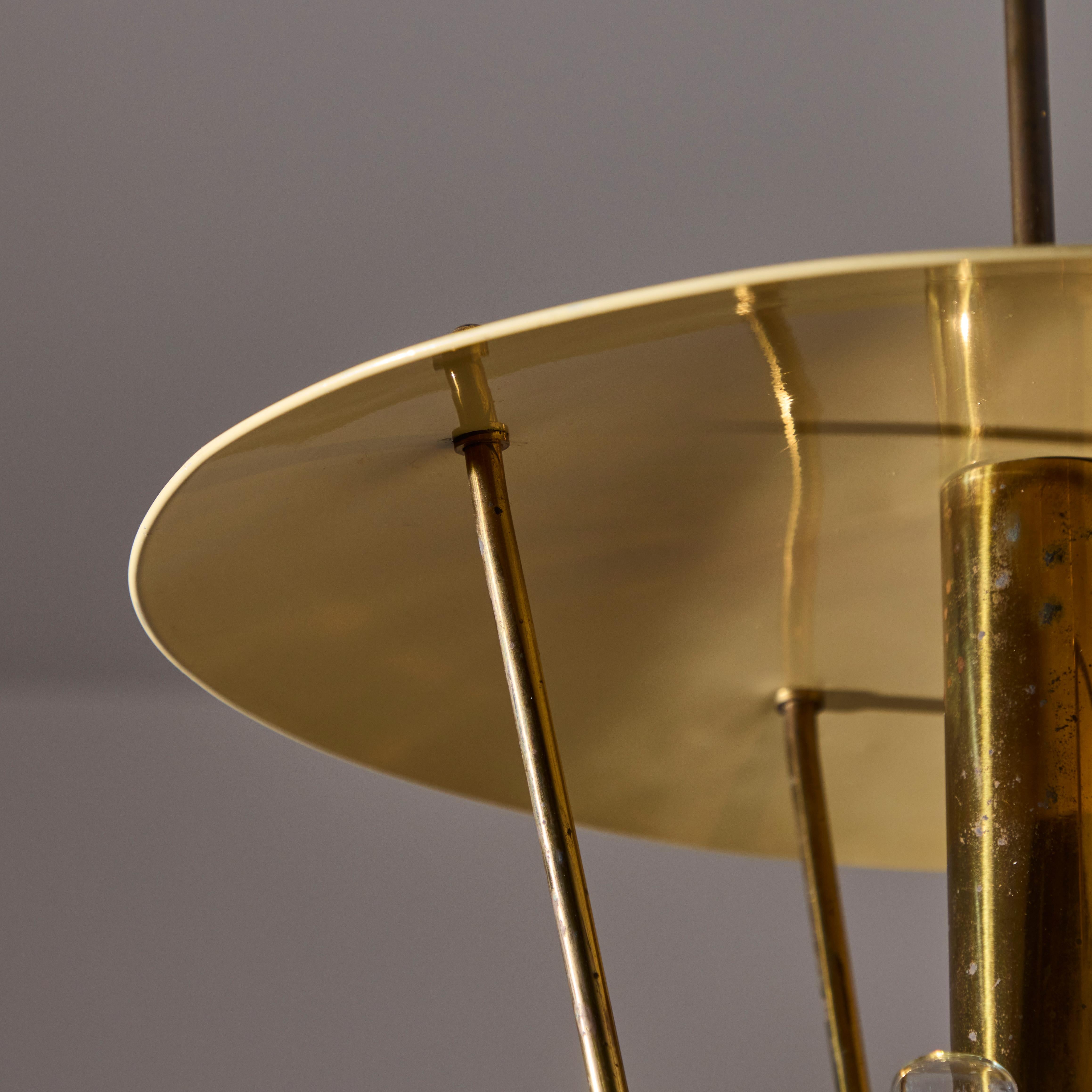 Custom Italian Ceiling Light For Sale 5