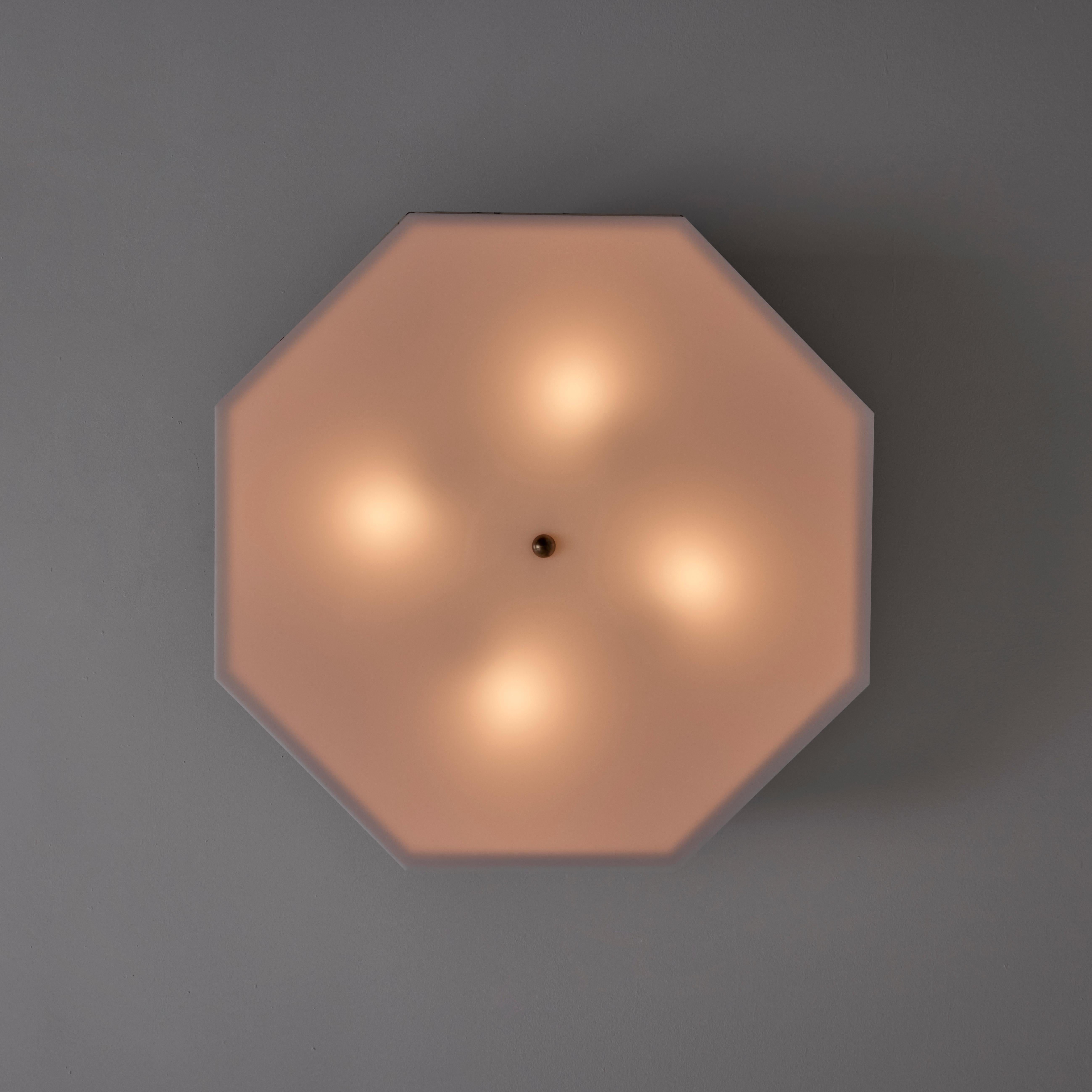 Custom Italian Ceiling Light For Sale 6