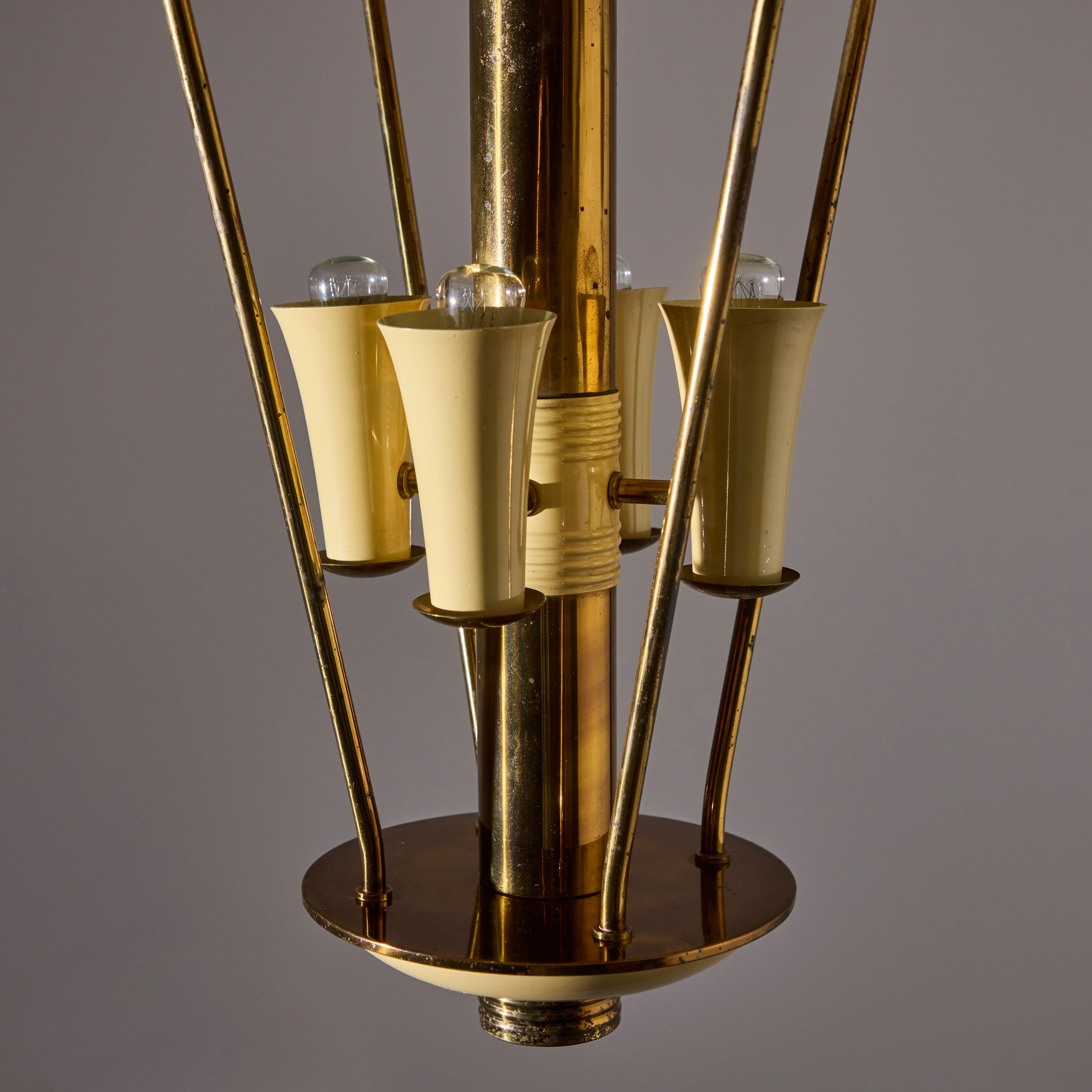 Custom Italian Ceiling Light For Sale 8