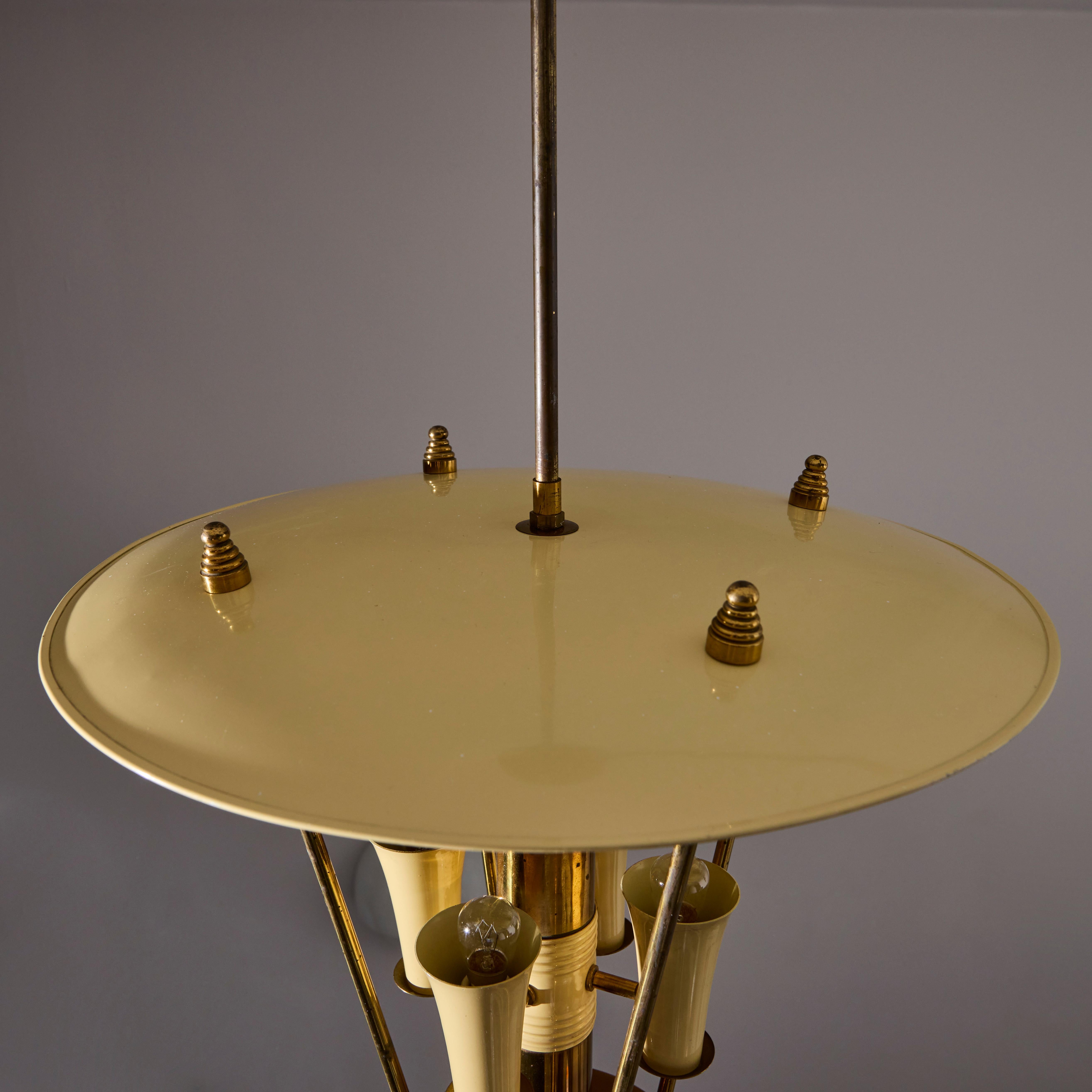 Custom Italian Ceiling Light For Sale 10