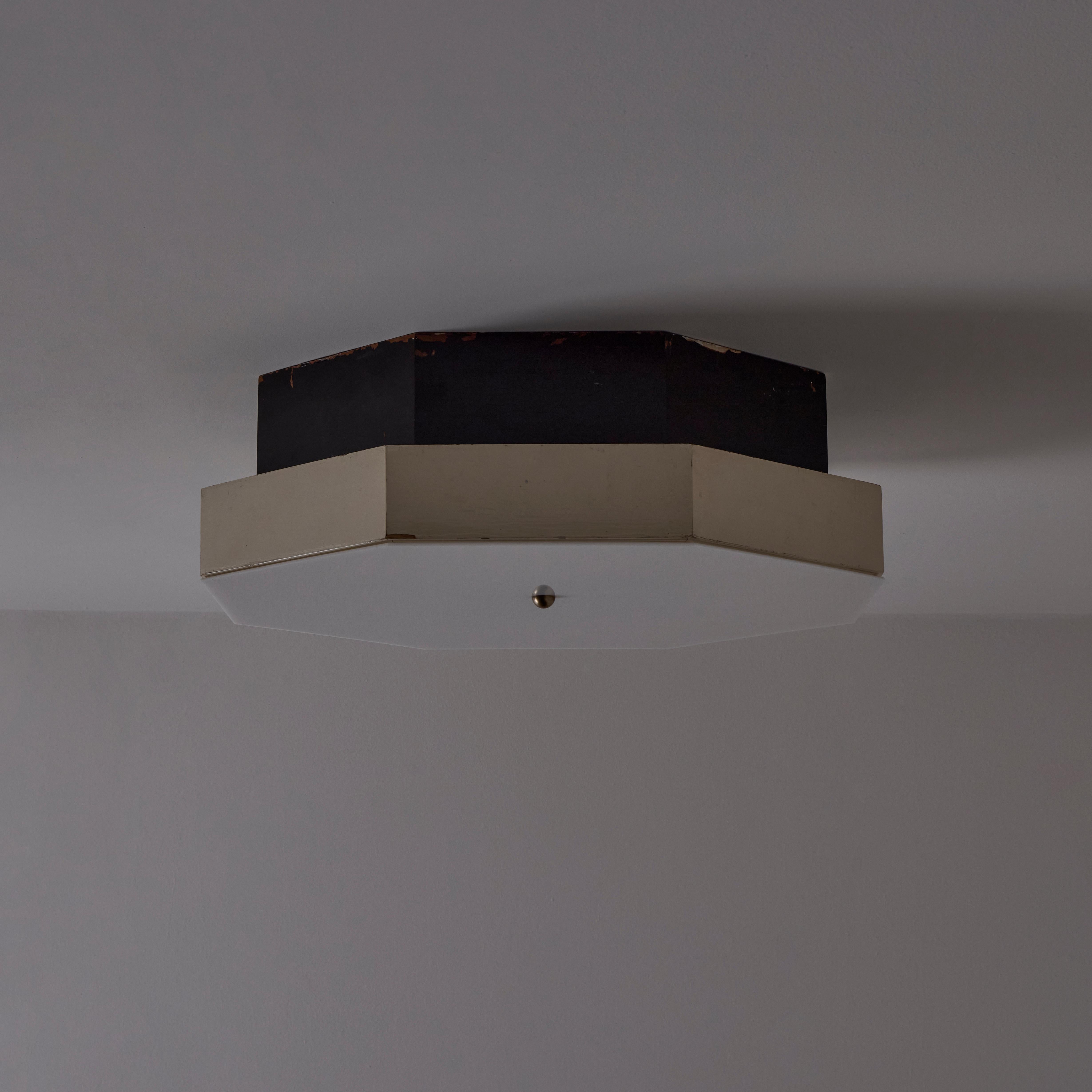 20th Century Custom Italian Ceiling Light For Sale