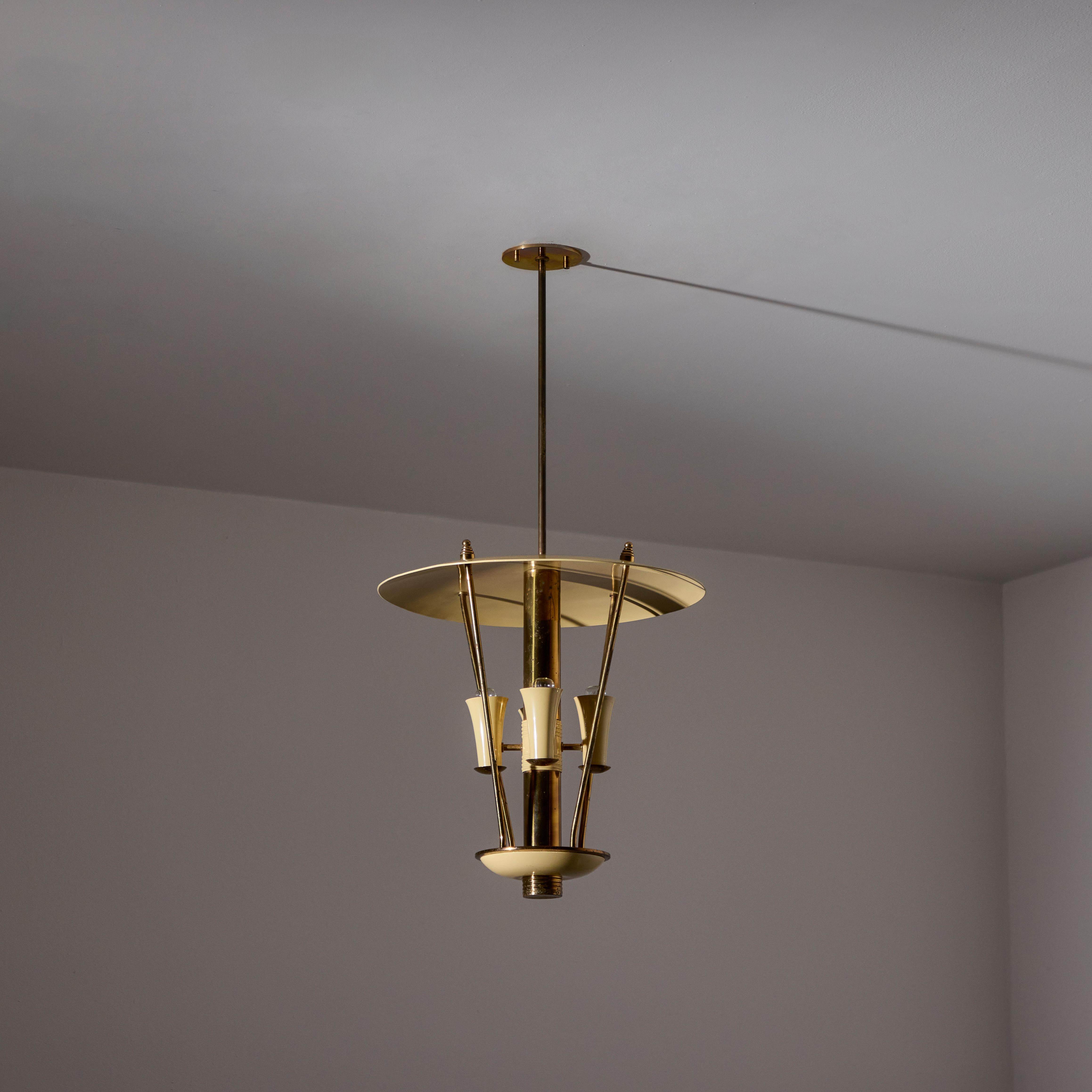 Aluminum Custom Italian Ceiling Light For Sale