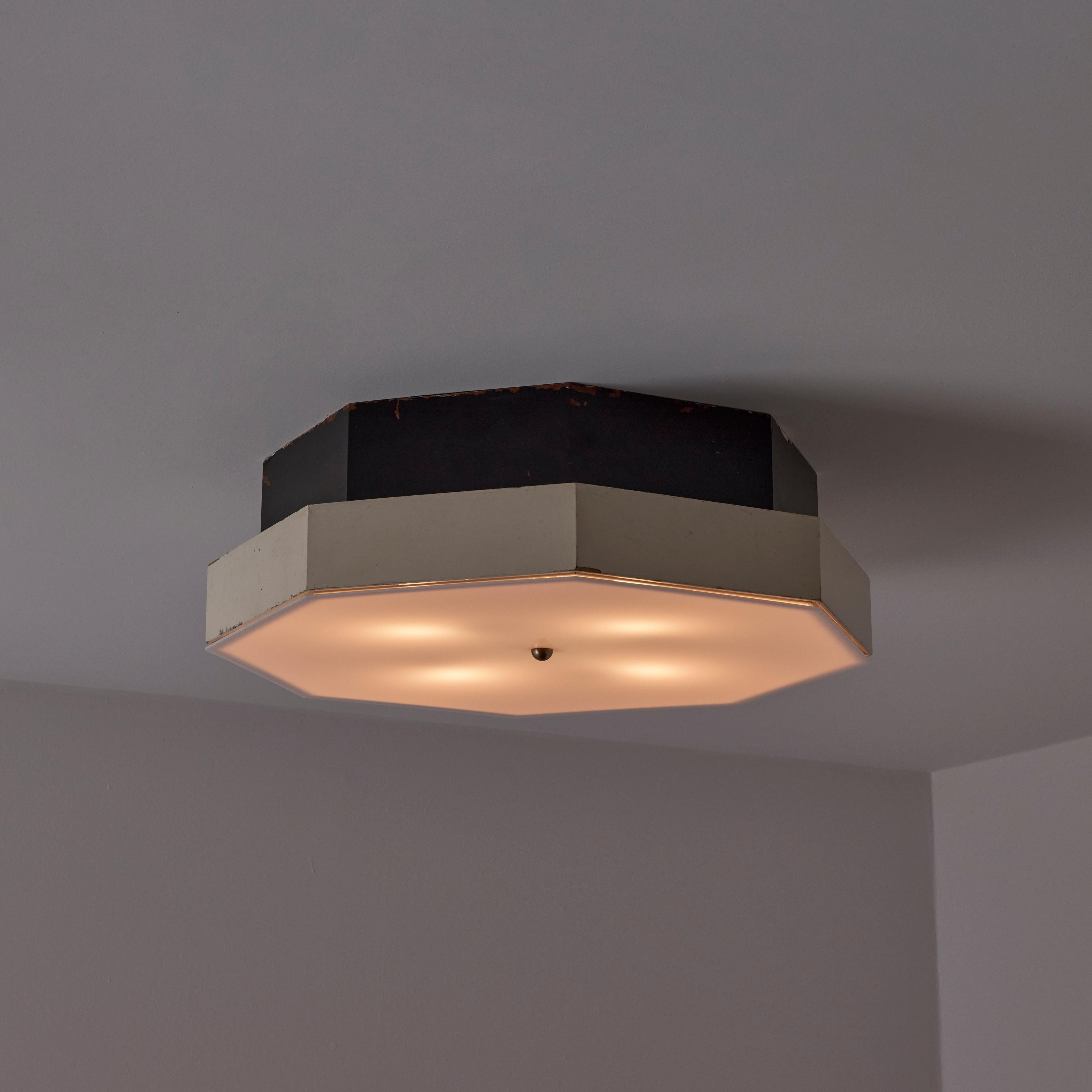 Custom Italian Ceiling Light For Sale 1