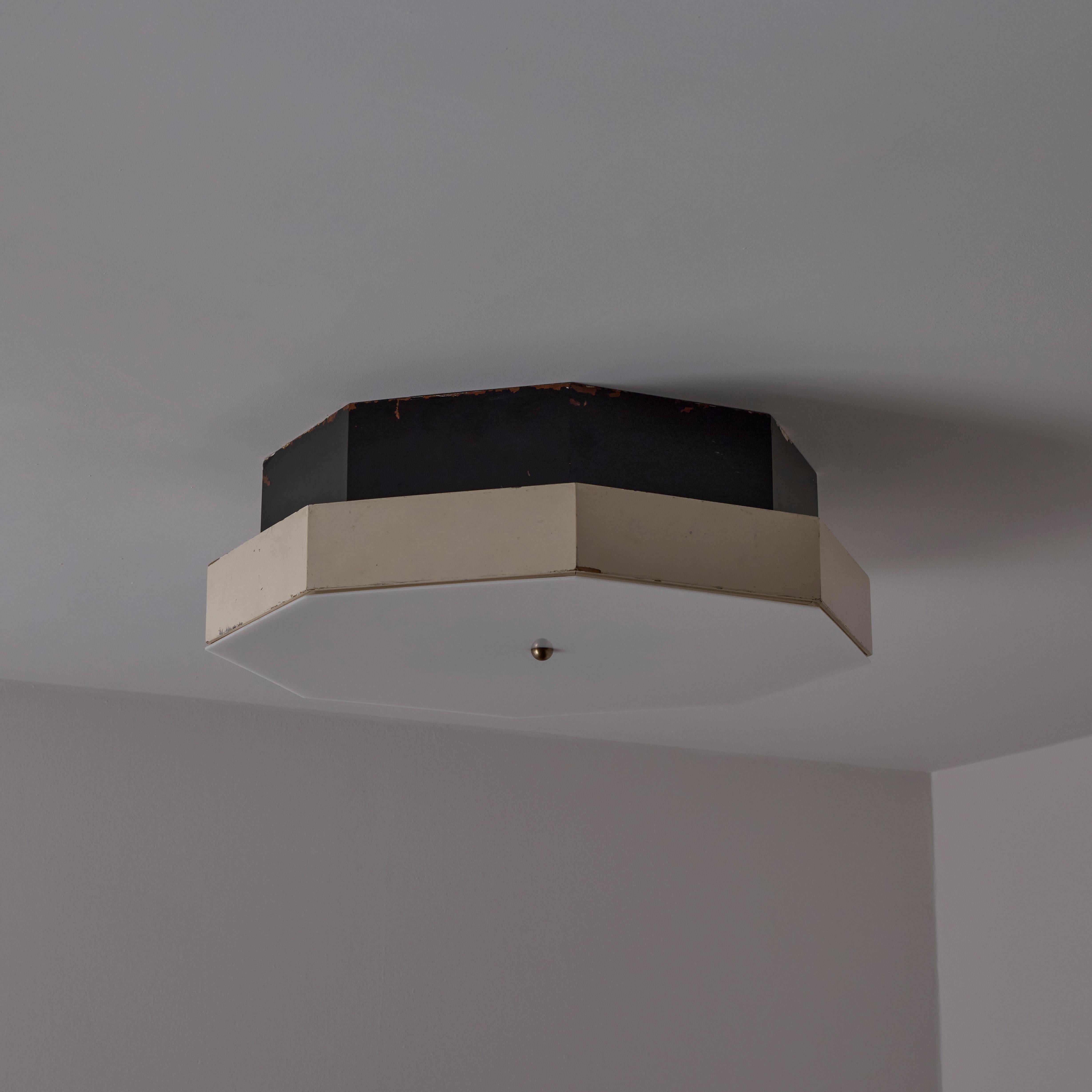 Custom Italian Ceiling Light For Sale 2