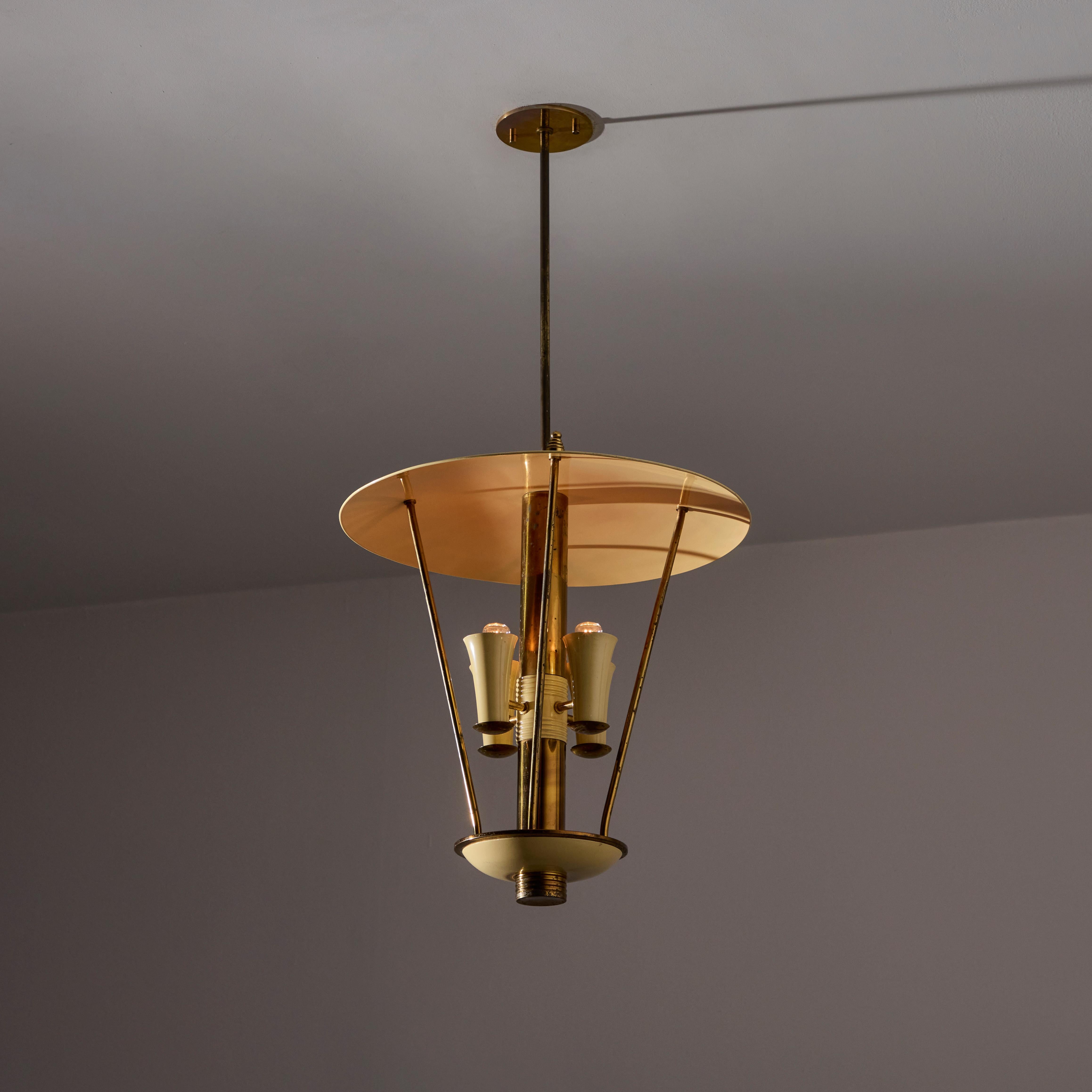 Custom Italian Ceiling Light For Sale 2