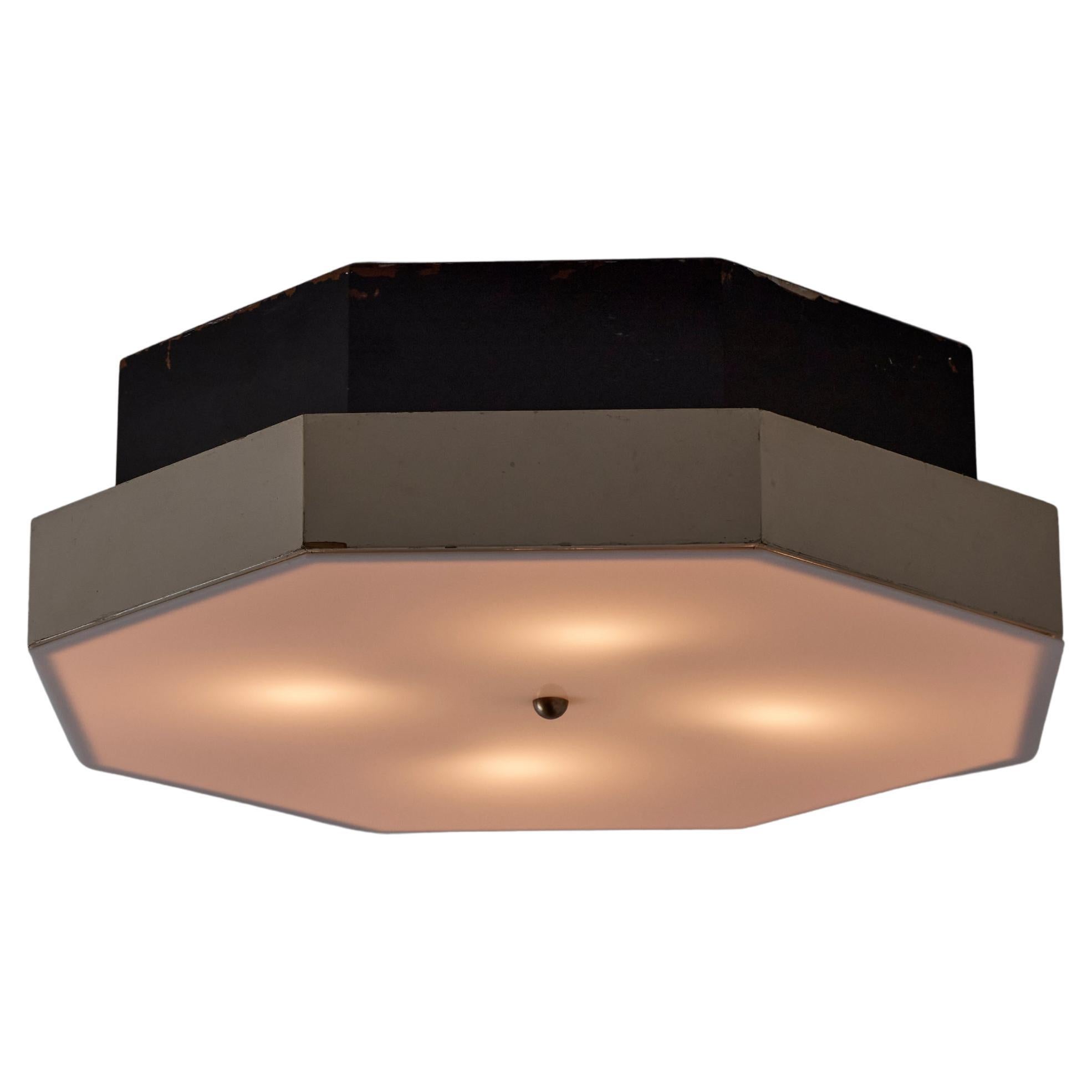 Custom Italian Ceiling Light For Sale