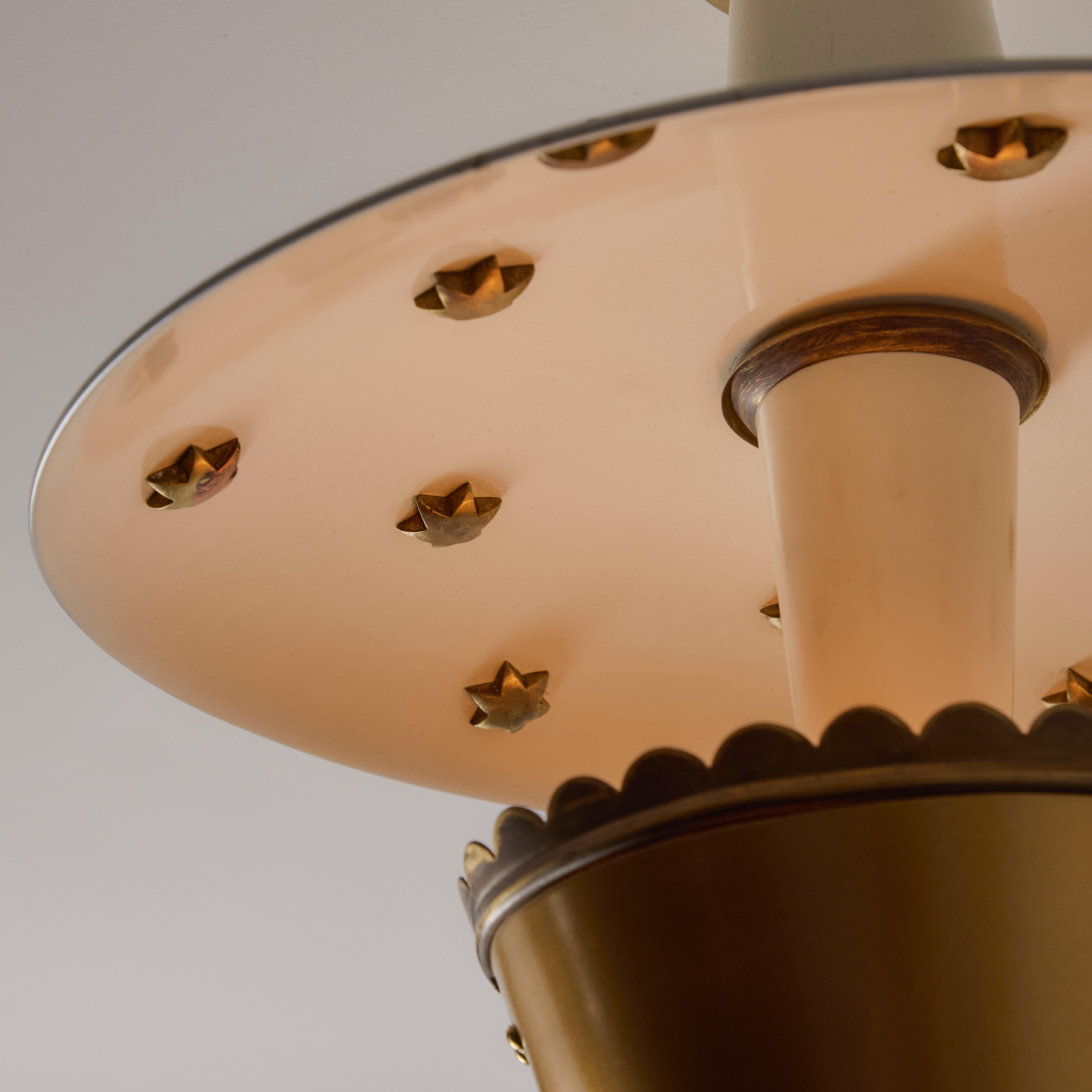 Single Custom Italian Ceiling Light 3