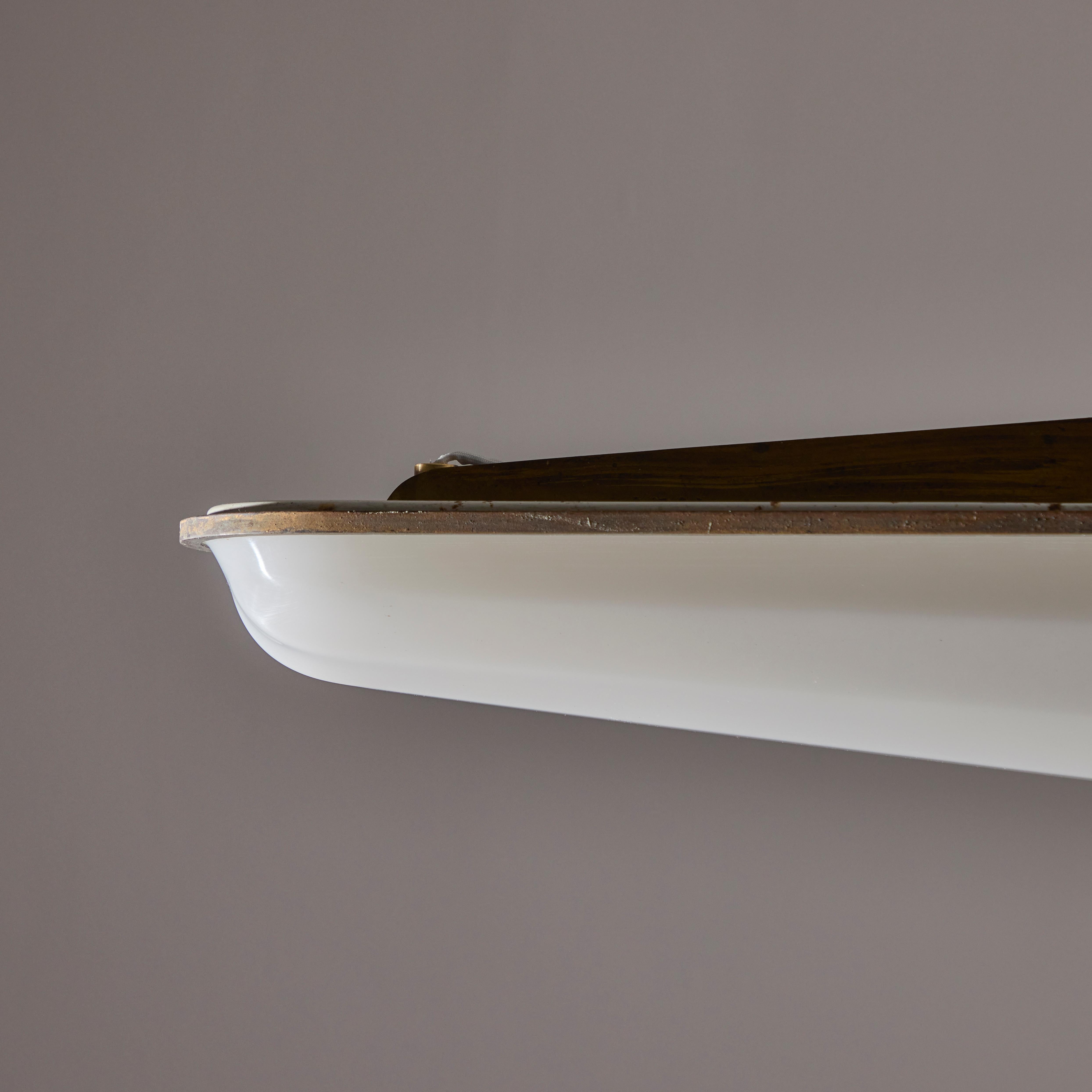 Enameled Custom Italian Ceiling Lights For Sale