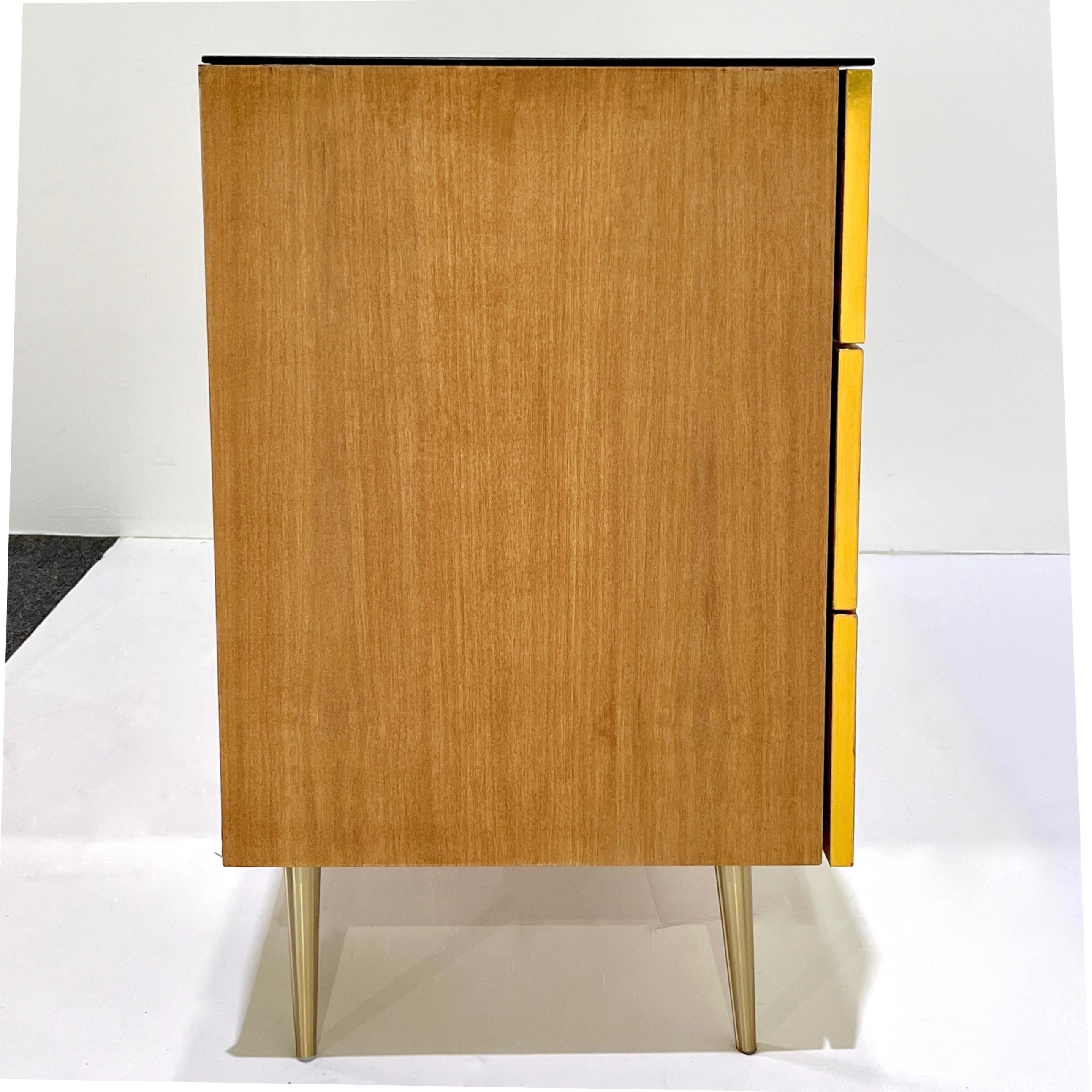 Personalizado Italiano Impreso Pop Art Negro Azul Mariposa Madera Lacada Arcón/Escritorio en venta 7