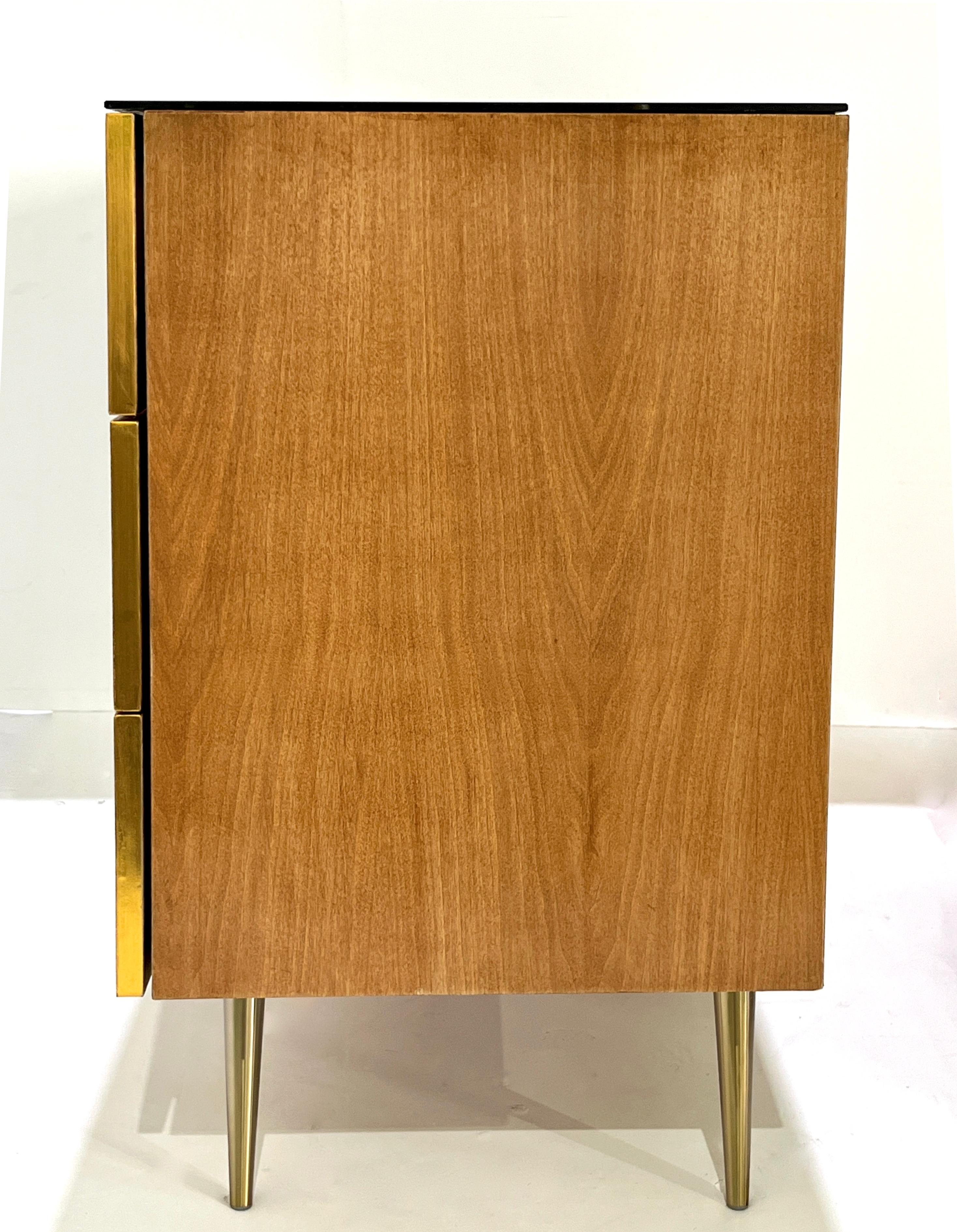 Maßgefertigte italienische bedruckte Pop-Art-Kommode/Sideboard aus Holz mit schwarzem und blauem Schmetterlingslack im Angebot 5