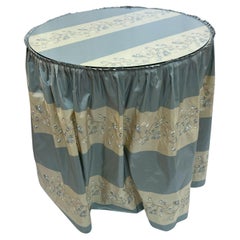 Custom Italian Silk Table Cloth, 30 Inch Round