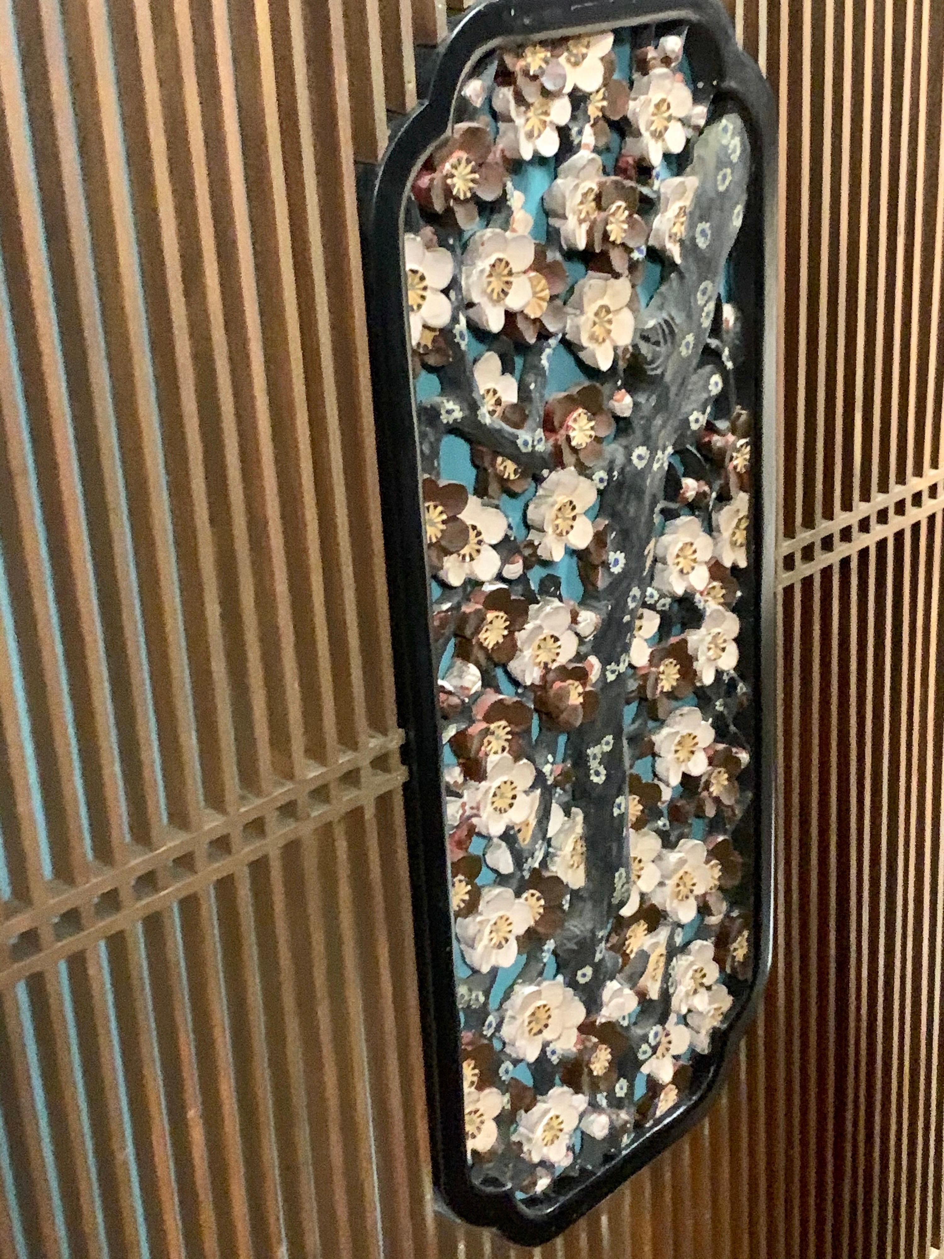 20th Century Custom Asian Japanese Architectural Shoji Sliding Barn Doors on Casters