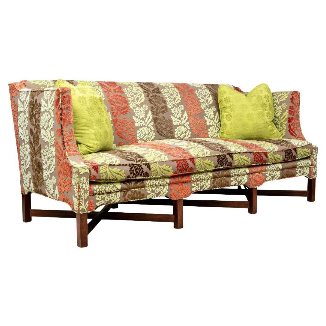 Custom John Roselli - O' Henry House Sofa In Custom Cut Velvet  #2 For Sale