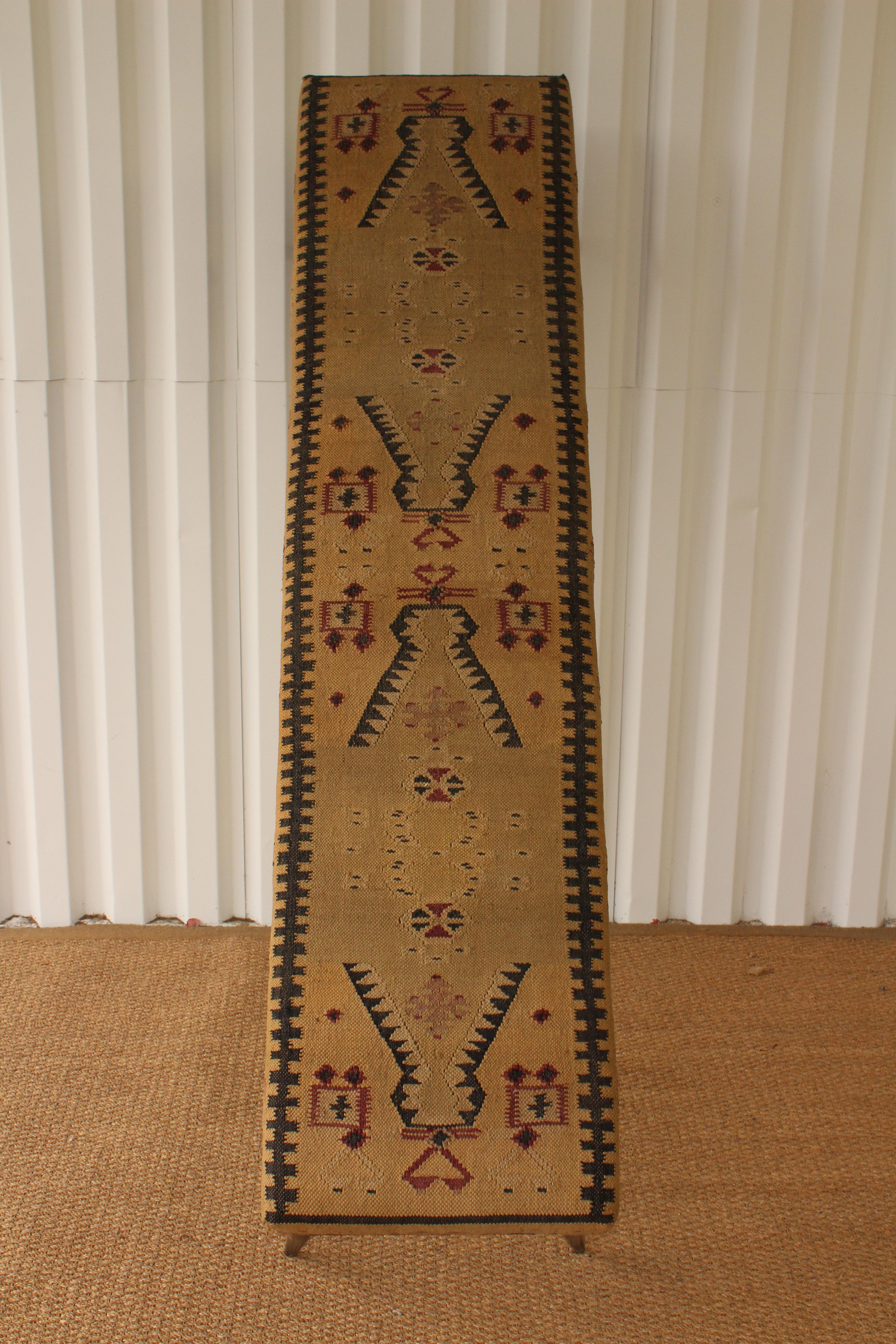 Contemporary Custom Kilim Bench