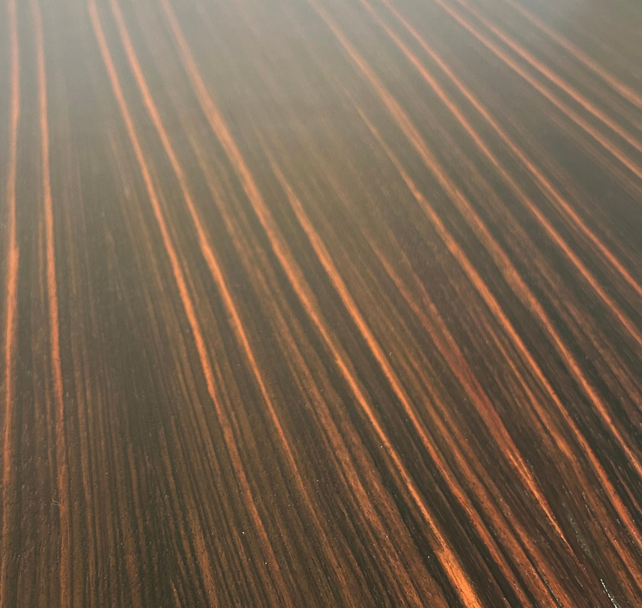 Milieu du XXe siècle Table basse en ébène fabriquée sur mesure par Knoll en vente