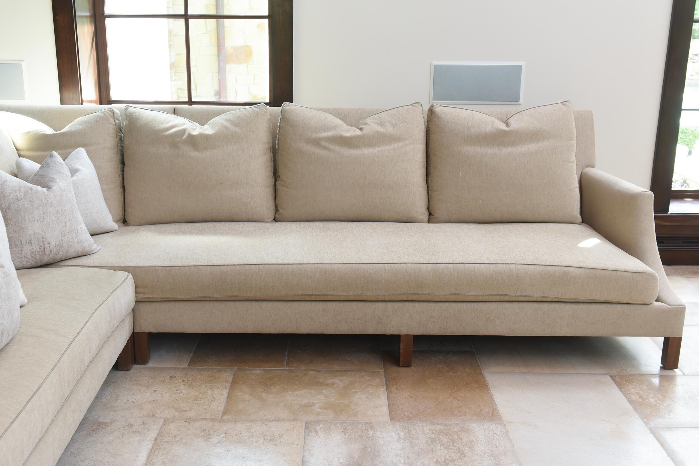 Custom L-Shaped Sectional Sofa by Holly Hunt, Designed by John Hutton (2011) For Sale 3