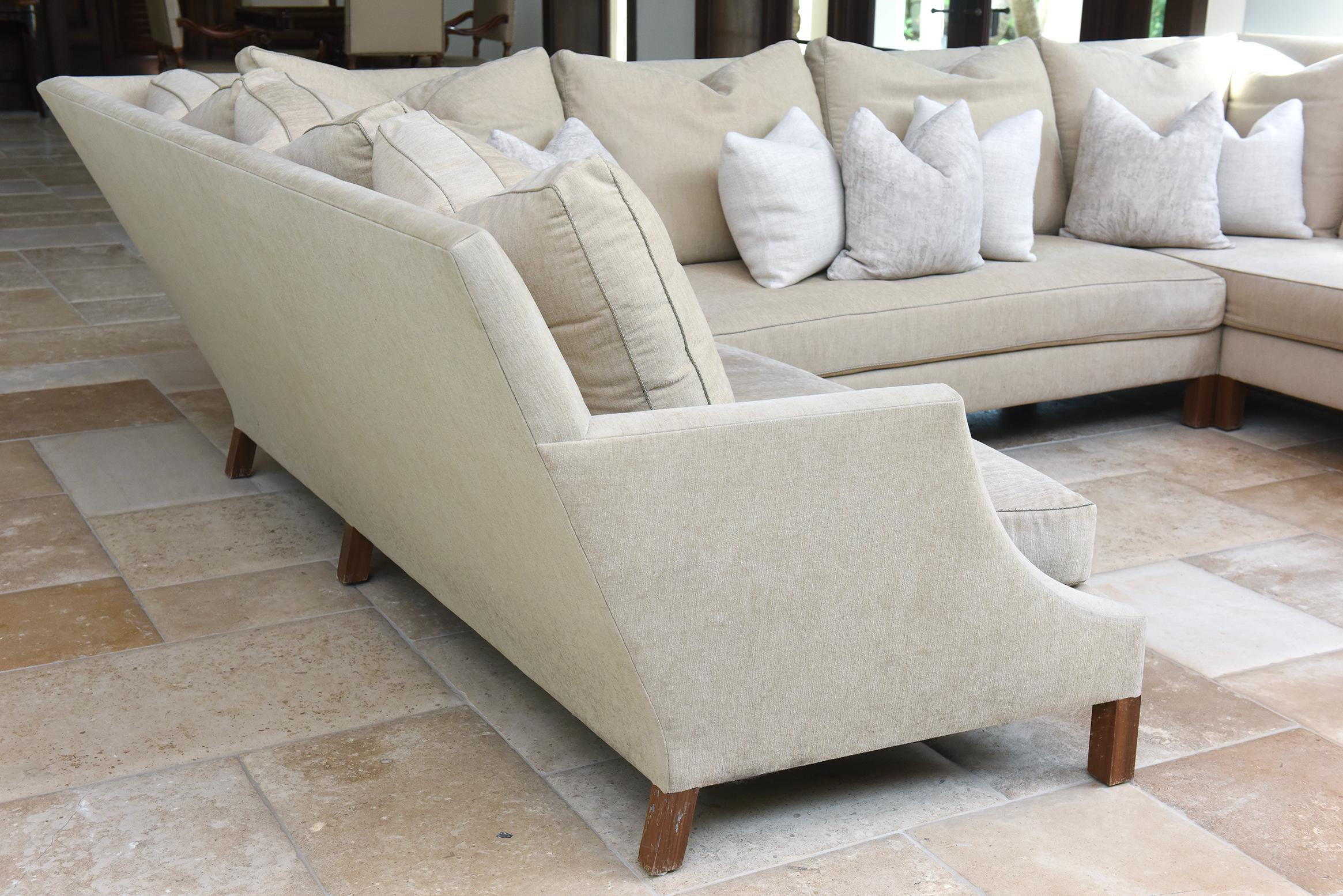 Custom L-Shaped Sectional Sofa by Holly Hunt, Designed by John Hutton (2011) For Sale 4