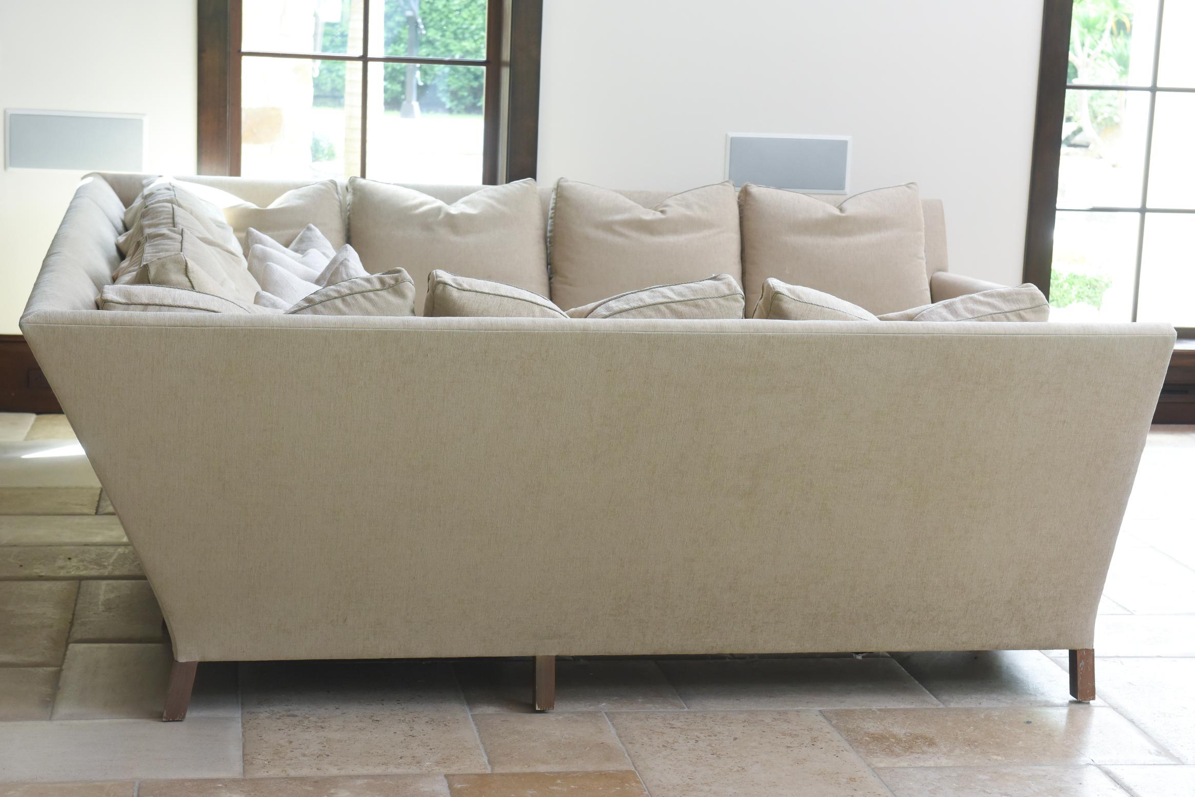 Custom L-Shaped Sectional Sofa by Holly Hunt, Designed by John Hutton (2011) For Sale 5