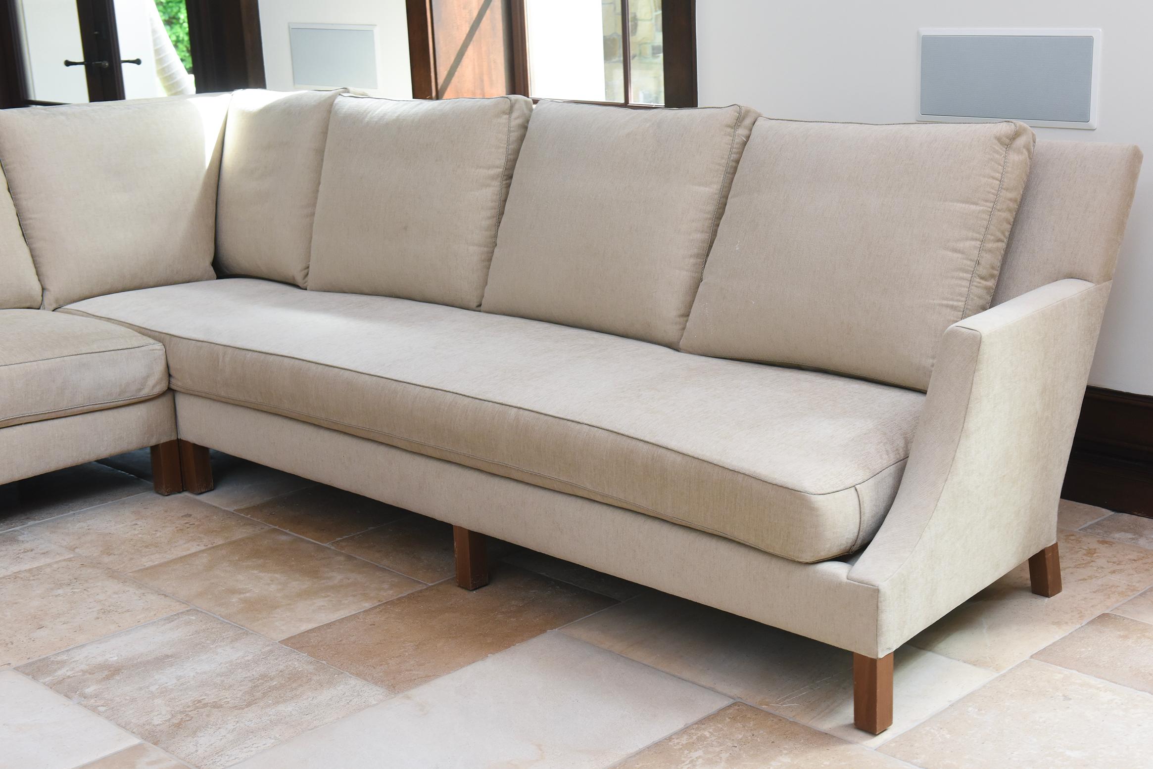 Custom L-Shaped Sectional Sofa by Holly Hunt, Designed by John Hutton (2011) For Sale 6