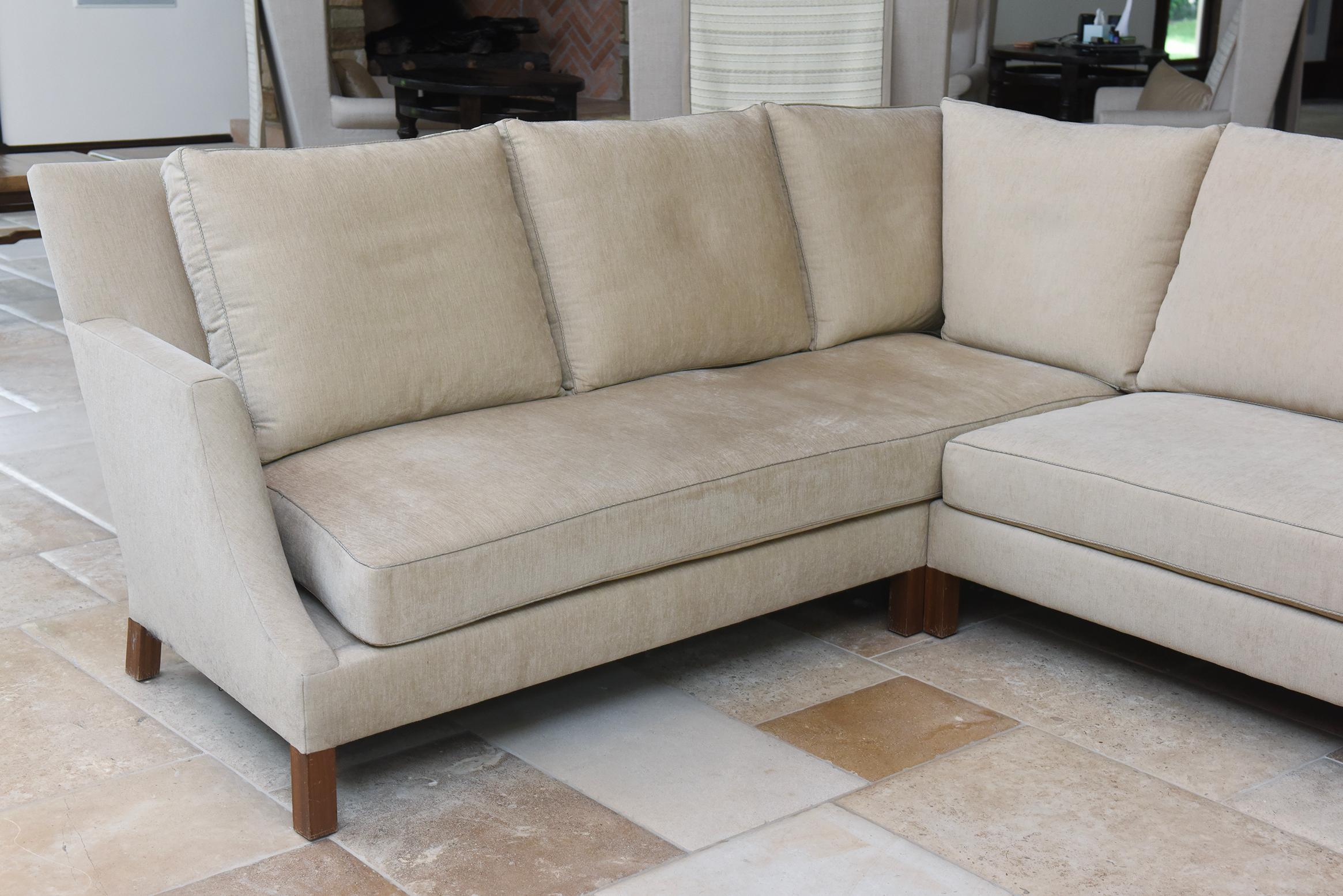 Custom L-Shaped Sectional Sofa by Holly Hunt, Designed by John Hutton (2011) For Sale 7