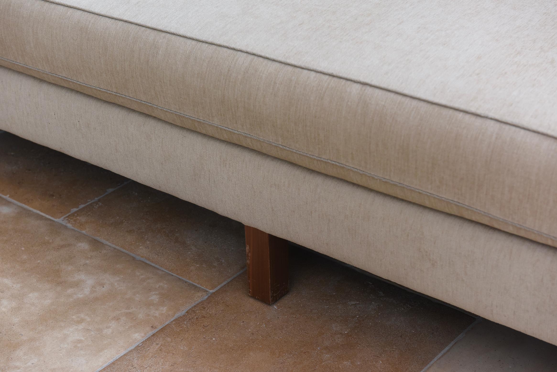 Hand-Crafted Custom L-Shaped Sectional Sofa by Holly Hunt, Designed by John Hutton (2011) For Sale